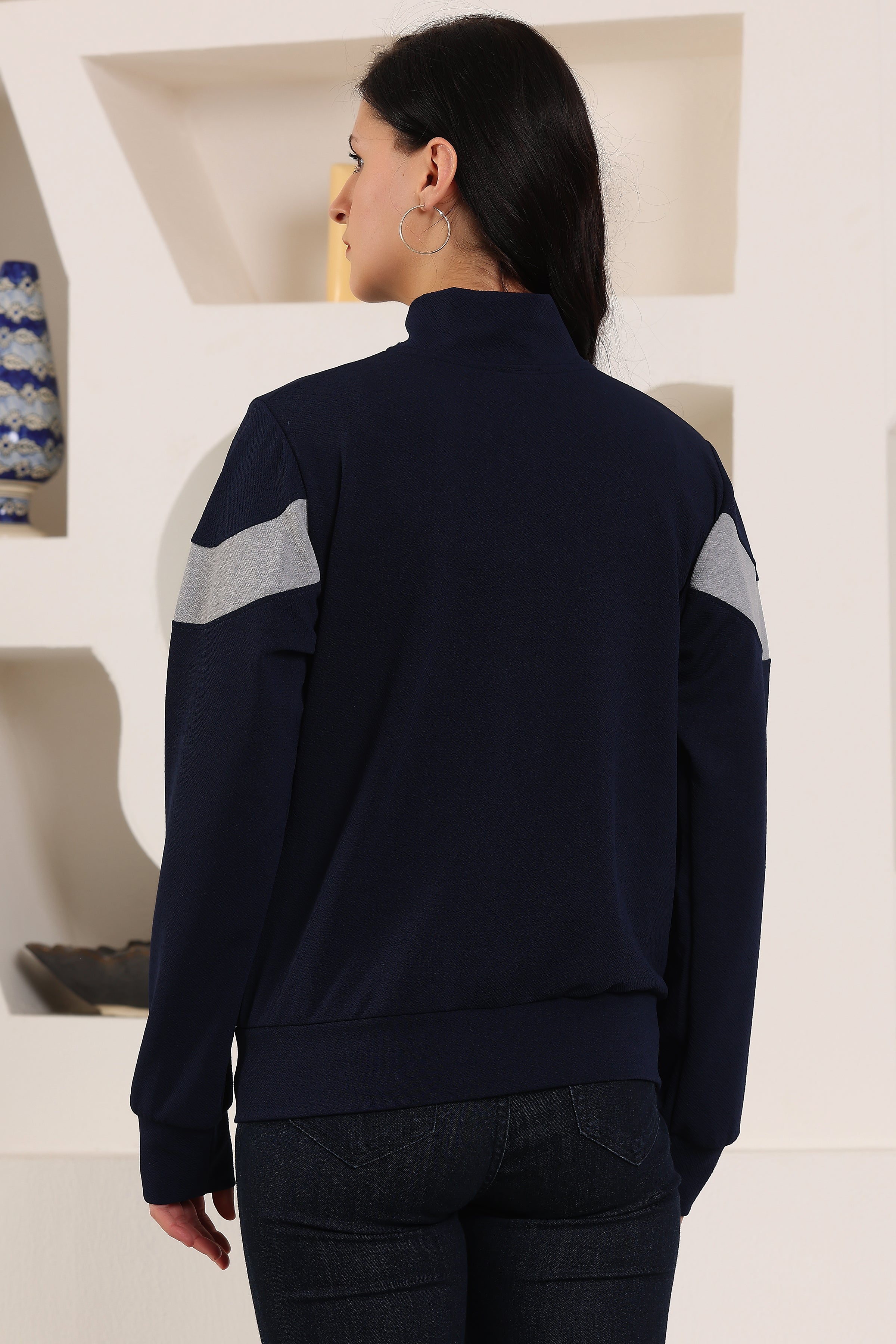 Women's Atheletic Gym Running Sports TrackJacket | Women Striped Sports Jacket | Full Zip Long Sleeve Shirts Hiking Outdoor Pockets | Athletic Jacket Sun Protection