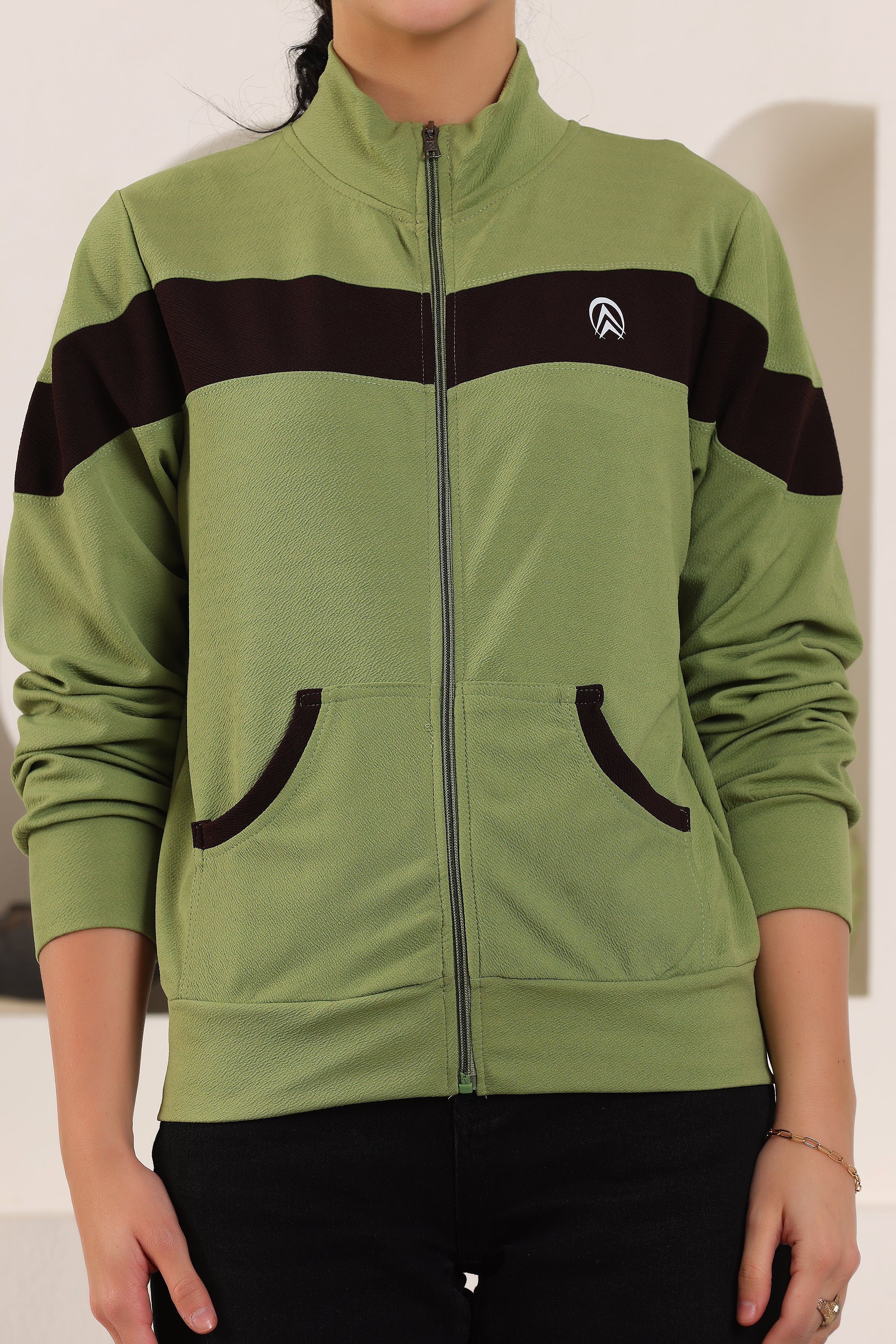 Women's Atheletic Gym Running Sports TrackJacket | Women Striped Sports Jacket | Full Zip Long Sleeve Shirts Hiking Outdoor Pockets | Athletic Jacket Sun Protection