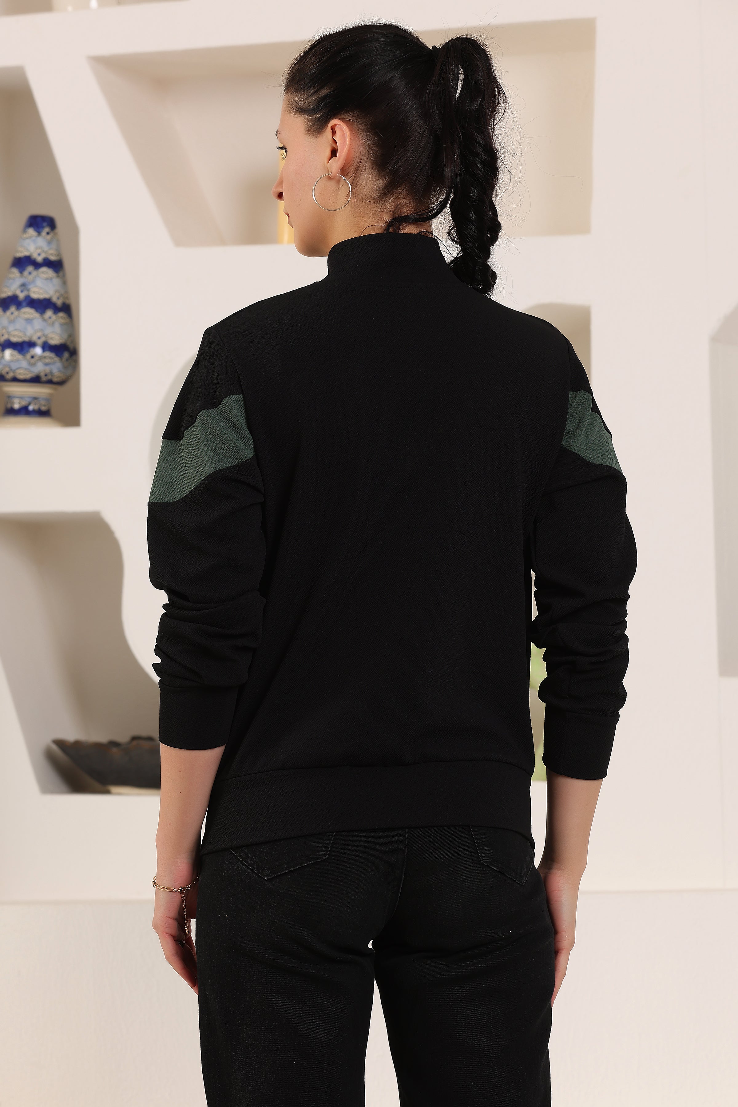 Women's Atheletic Gym Running Sports TrackJacket | Women Striped Sports Jacket | Full Zip Long Sleeve Shirts Hiking Outdoor Pockets | Athletic Jacket Sun Protection
