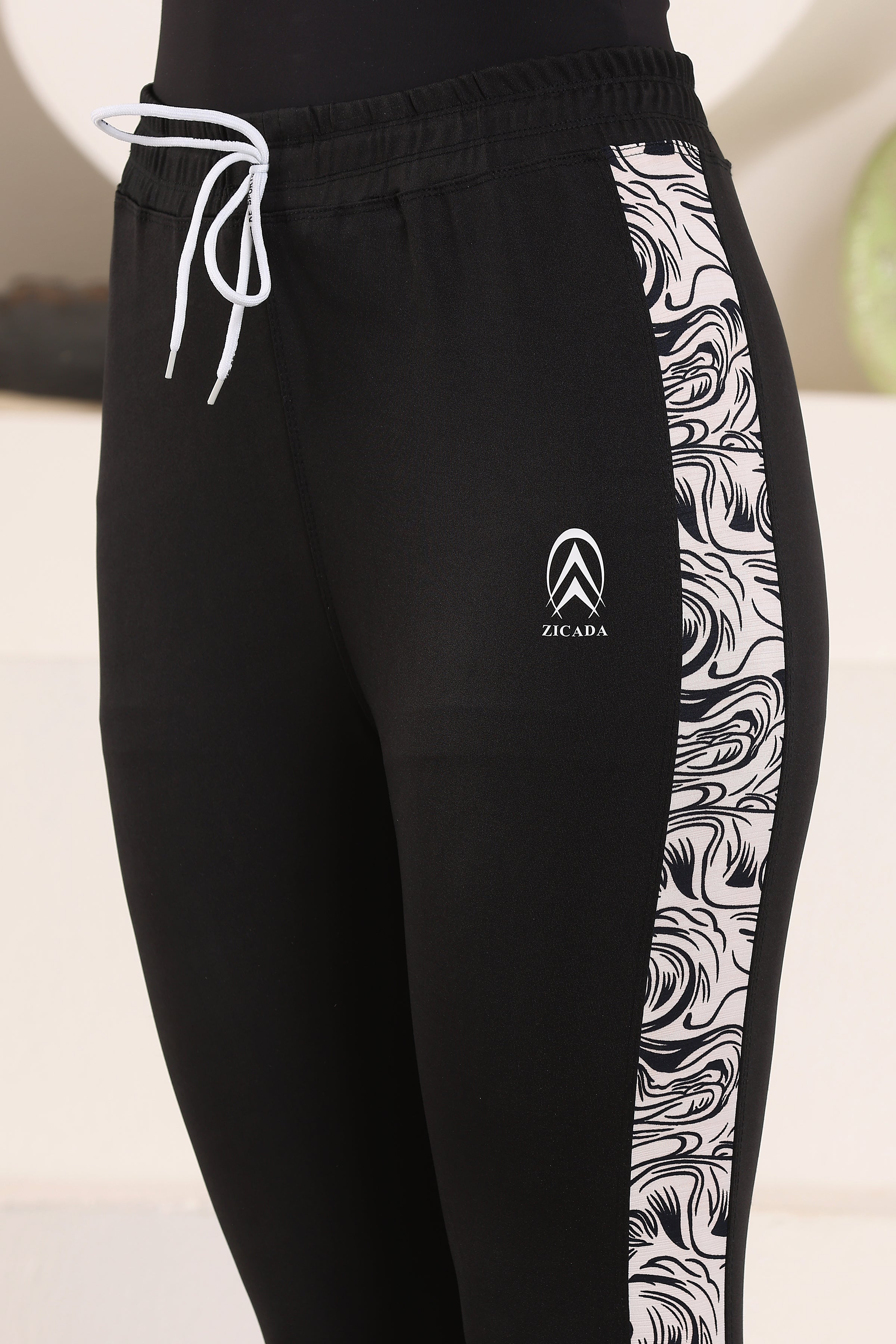 Women's Athletic Gym & Running Jeggings – Regular Fit Sports Pants for Girls & Women | Comfortable Everyday Wear | Black Track Pants