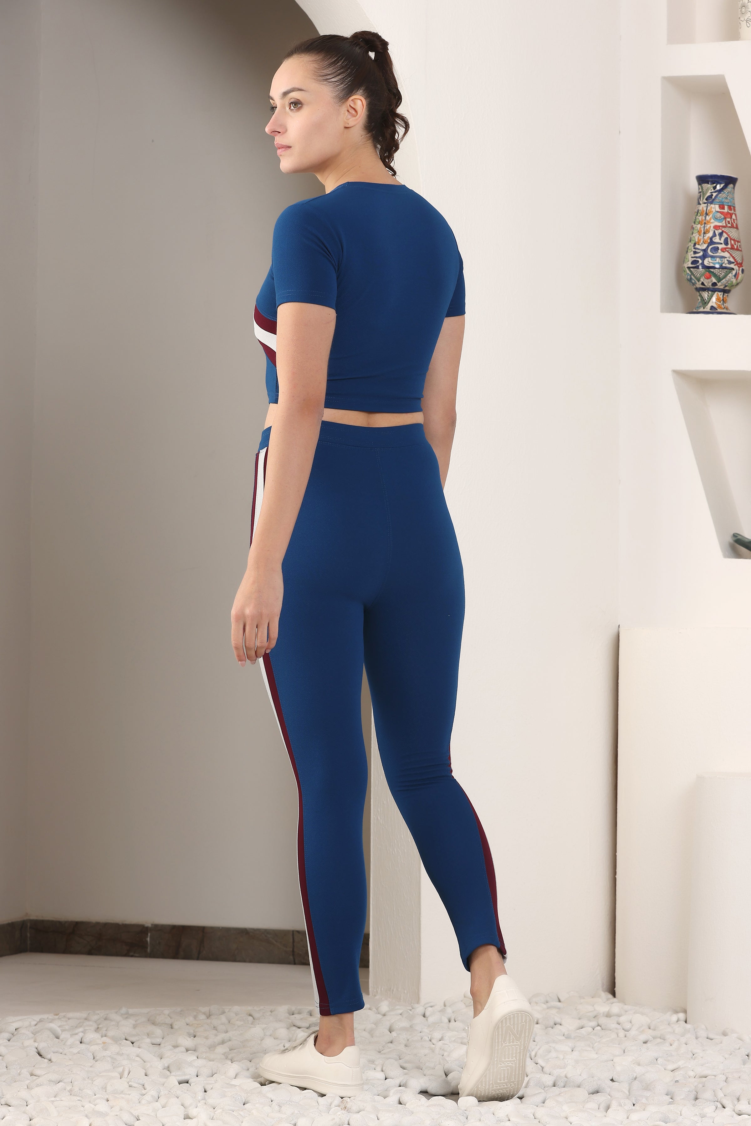 Women's Top & Bottom Set Gym Wear | Running Wear | Sports Running Suits For Girls/Women