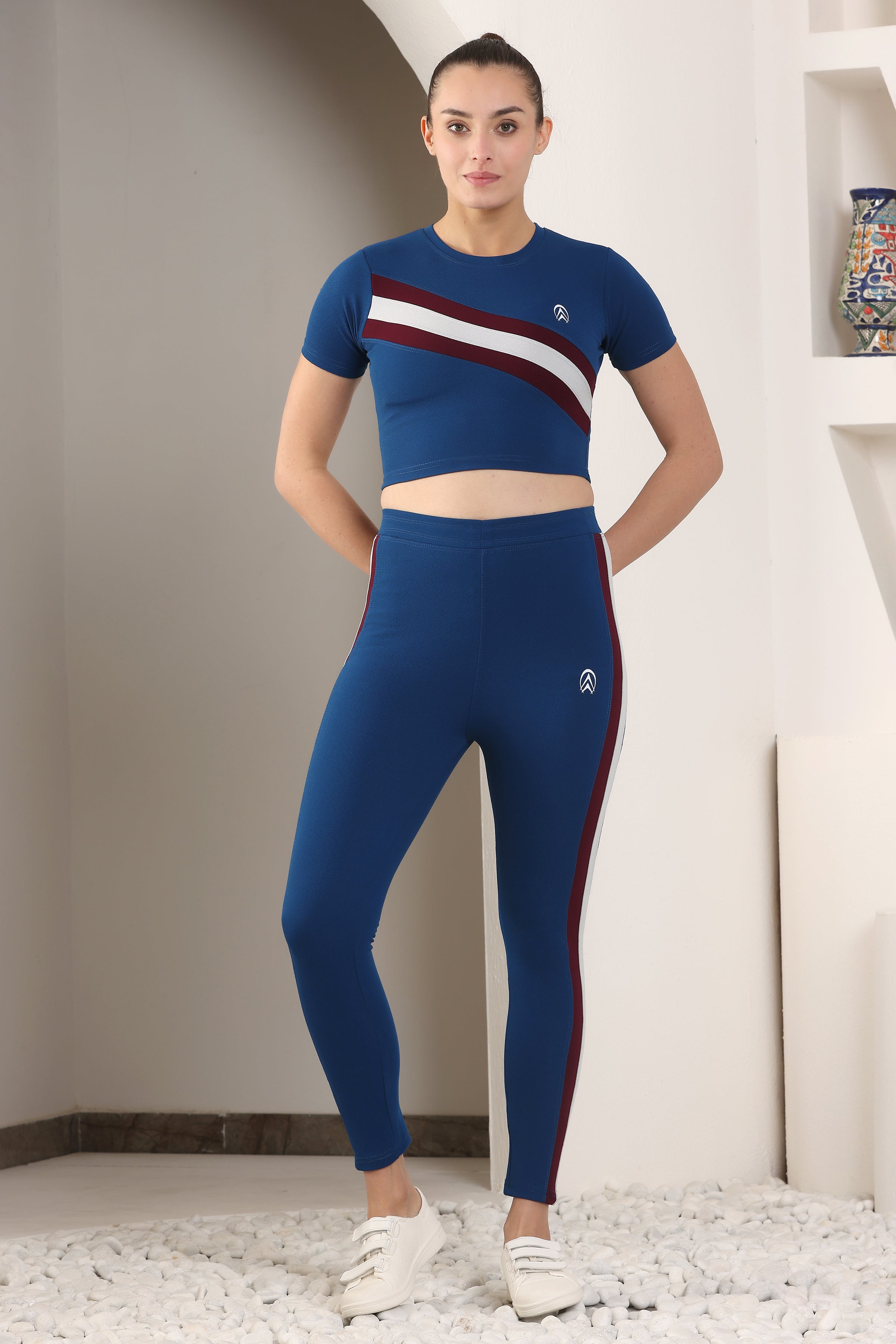 Women's Top & Bottom Set Gym Wear | Running Wear | Sports Running Suits For Girls/Women