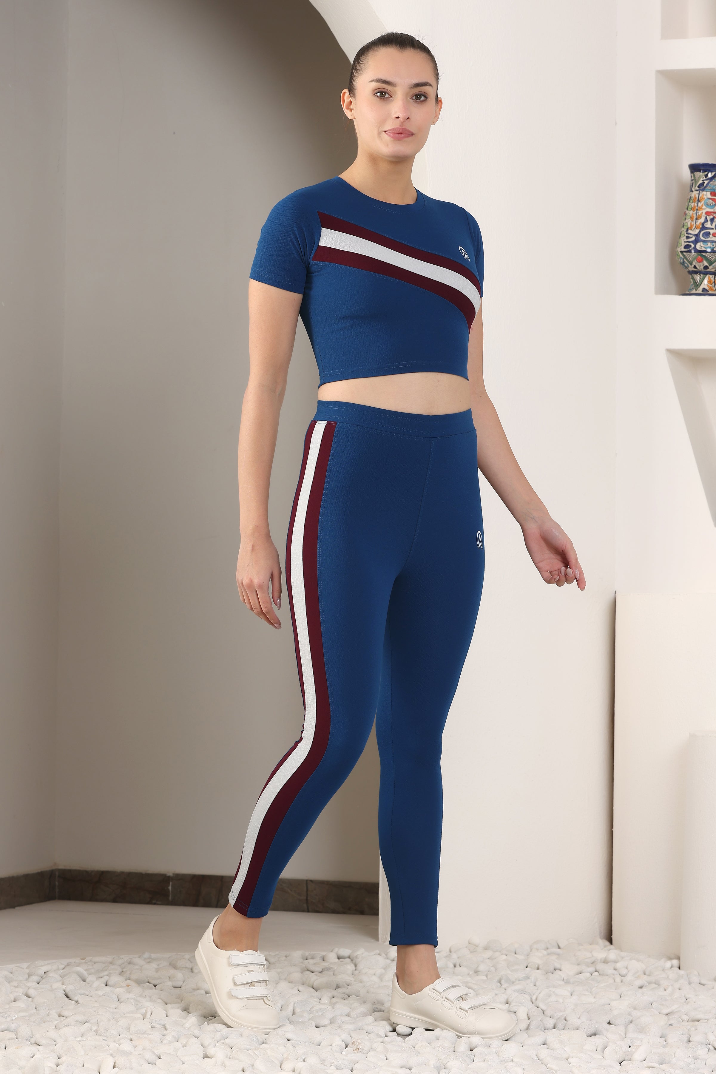 Women's Top & Bottom Set Gym Wear | Running Wear | Sports Running Suits For Girls/Women