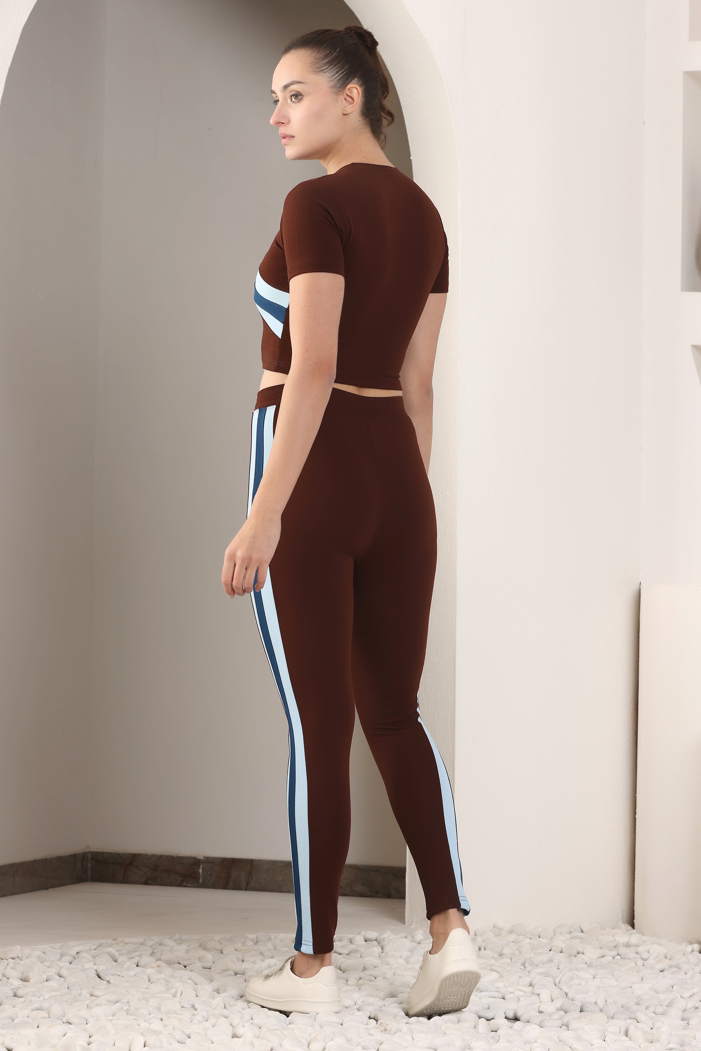Women's Top & Bottom Set Gym Wear | Running Wear | Sports Running Suits For Girls/Women