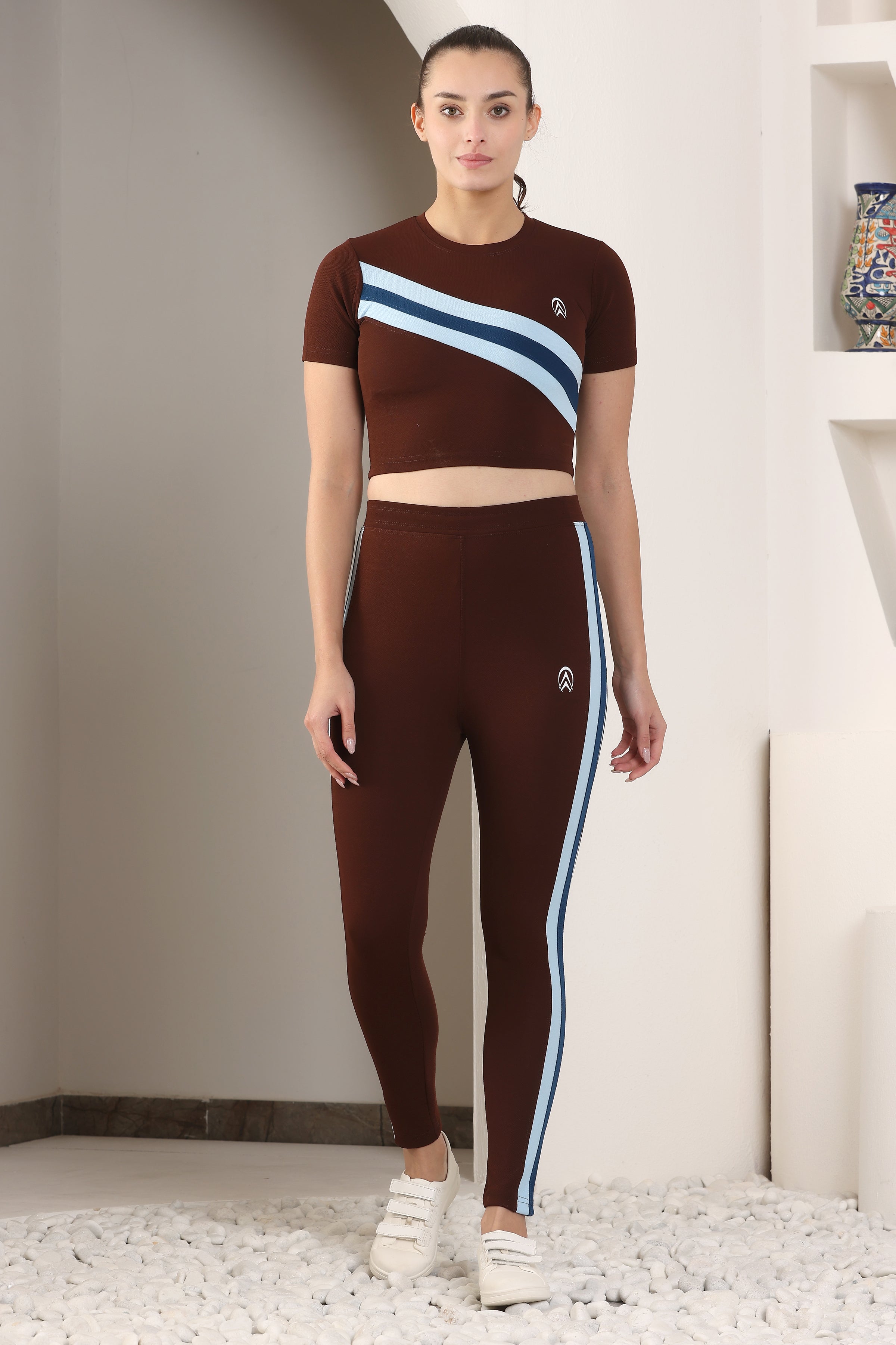 Women's Top & Bottom Set Gym Wear | Running Wear | Sports Running Suits For Girls/Women