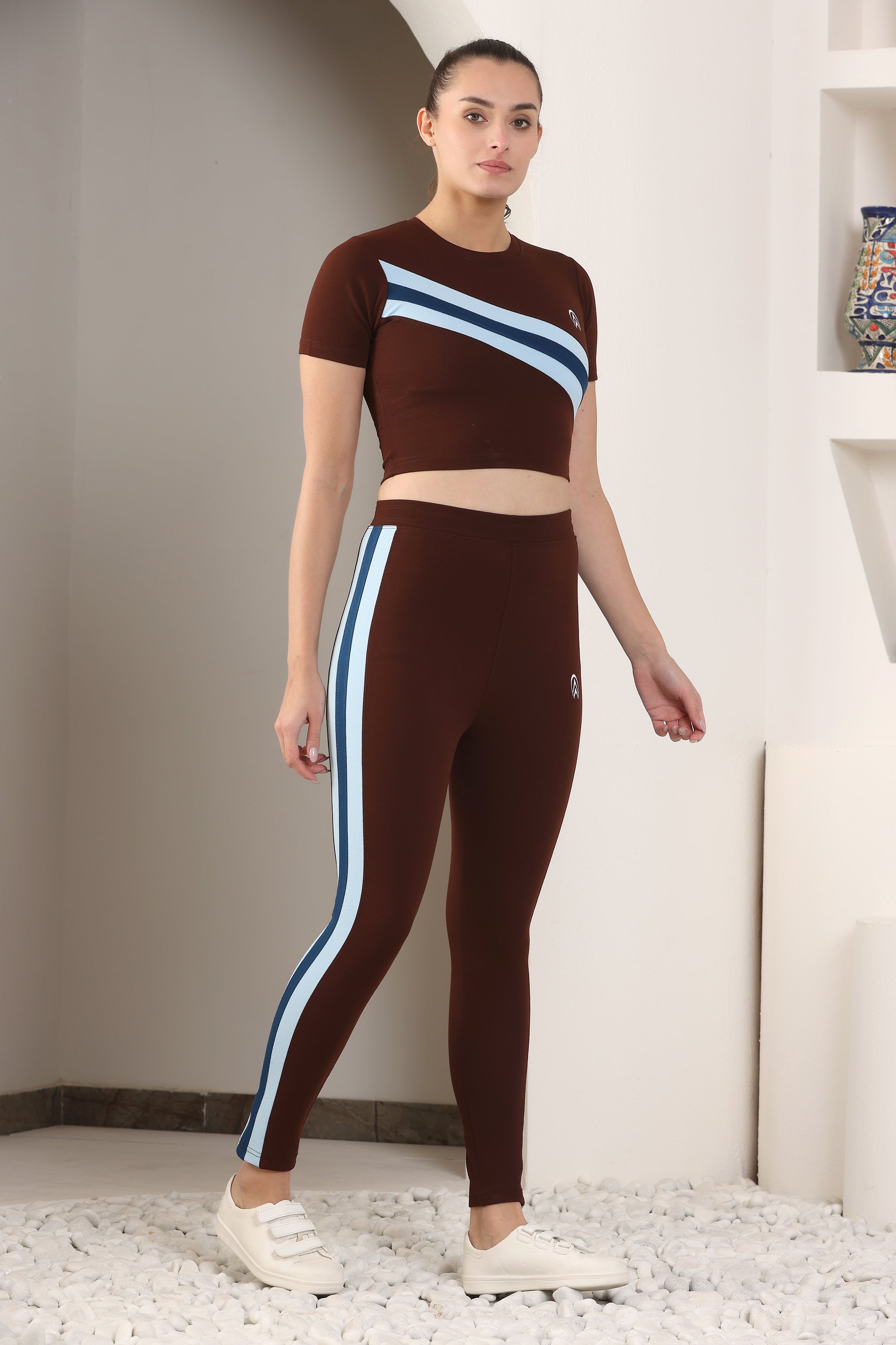 Women's Top & Bottom Set Gym Wear | Running Wear | Sports Running Suits For Girls/Women
