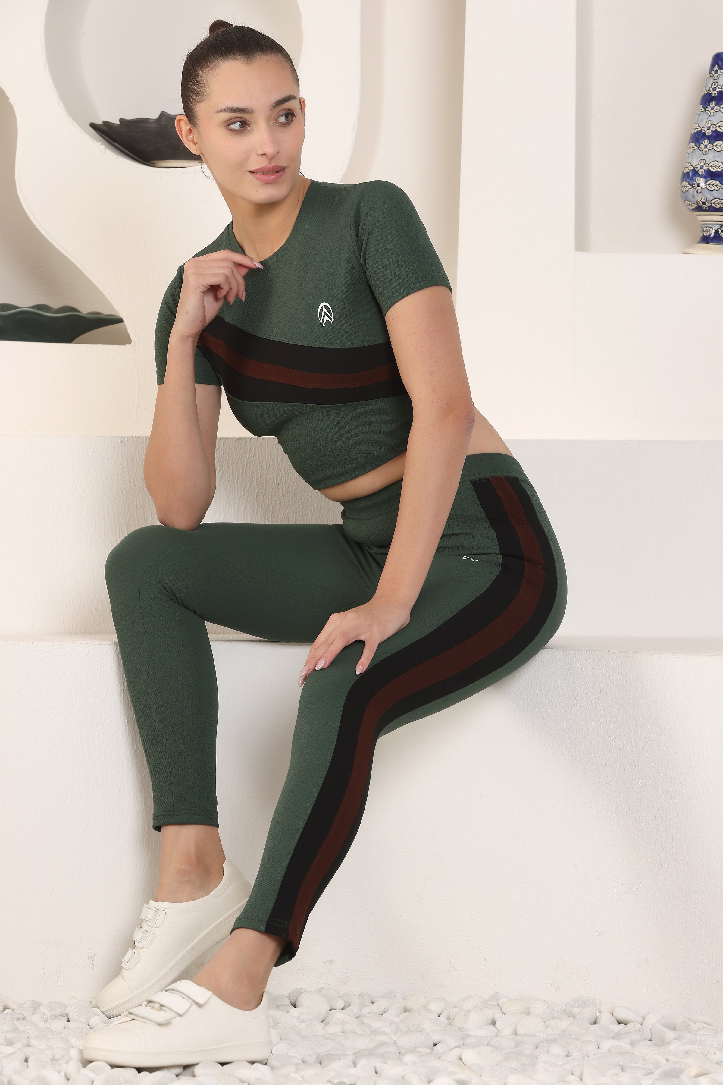 Women's Top & Bottom Set Gym Wear | Running Wear | Sports Running Suits For Girls/Women