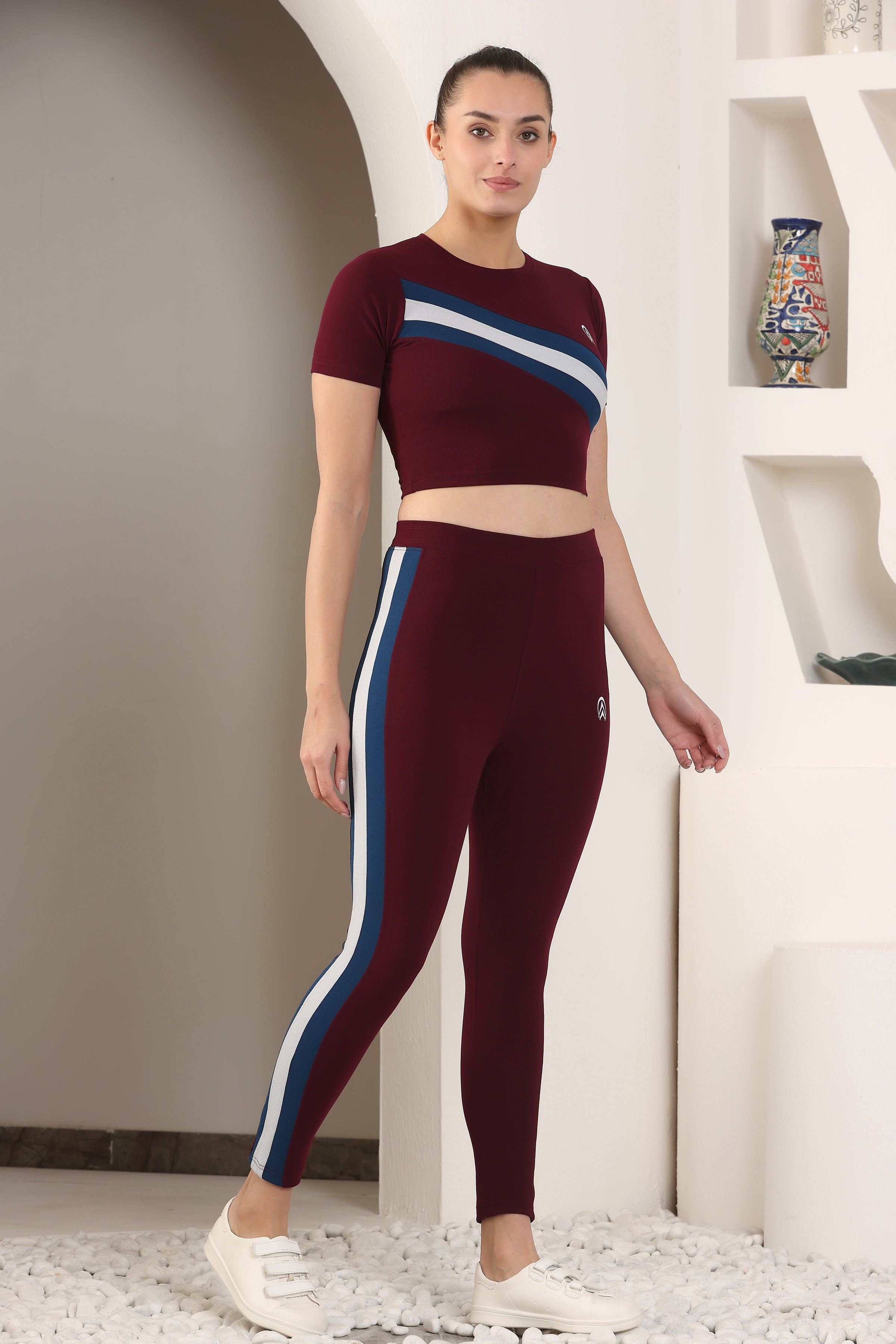 Women's Top & Bottom Set Gym Wear | Running Wear | Sports Running Suits For Girls/Women