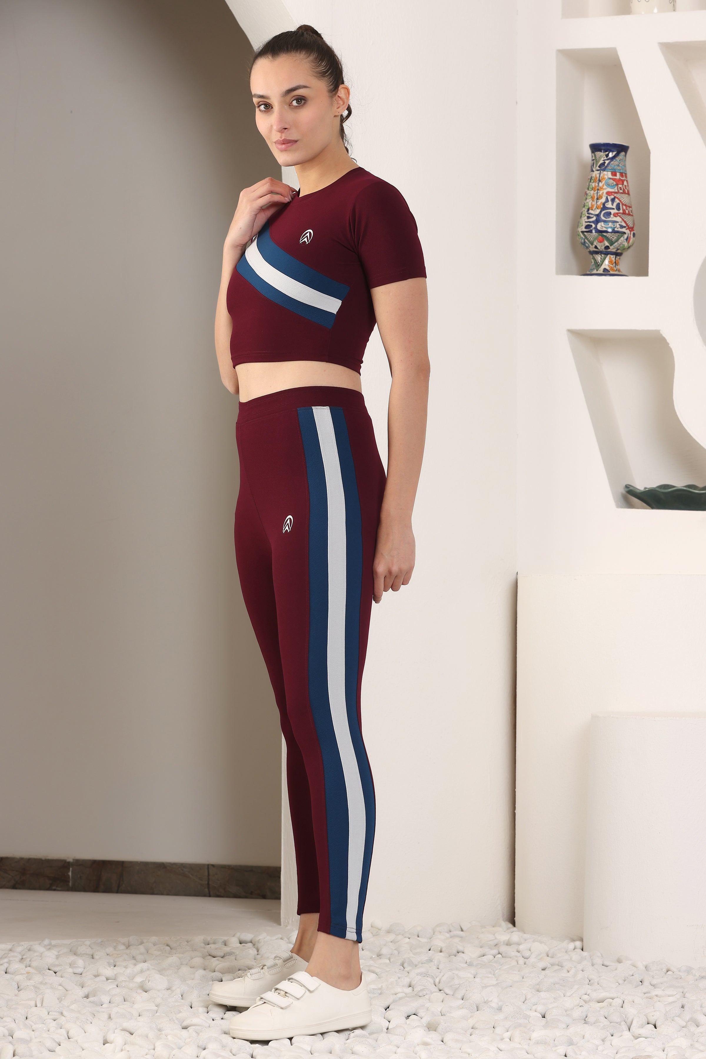 Women's Top & Bottom Set Gym Wear | Running Wear | Sports Running Suits For Girls/Women