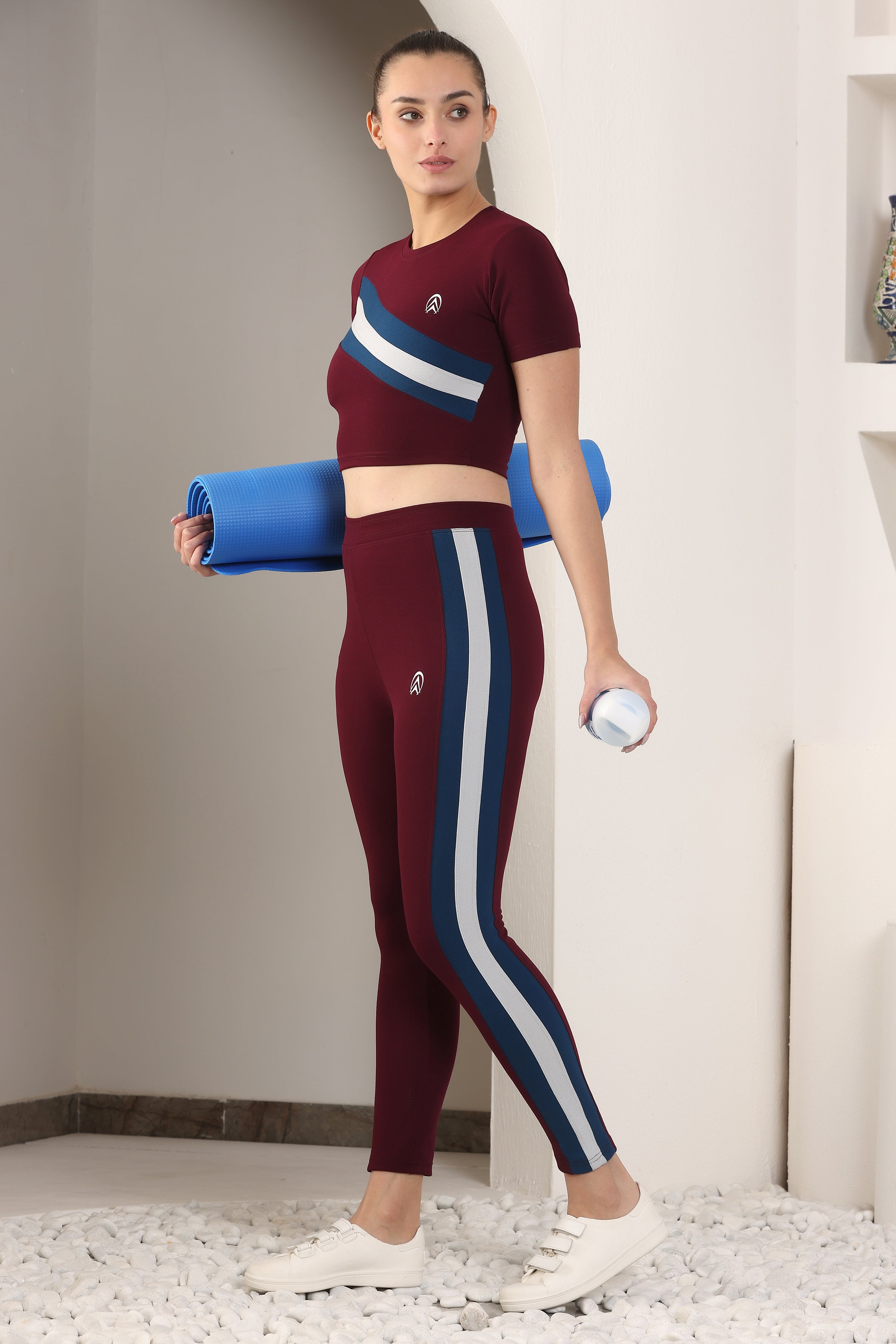 Women's Top & Bottom Set Gym Wear | Running Wear | Sports Running Suits For Girls/Women