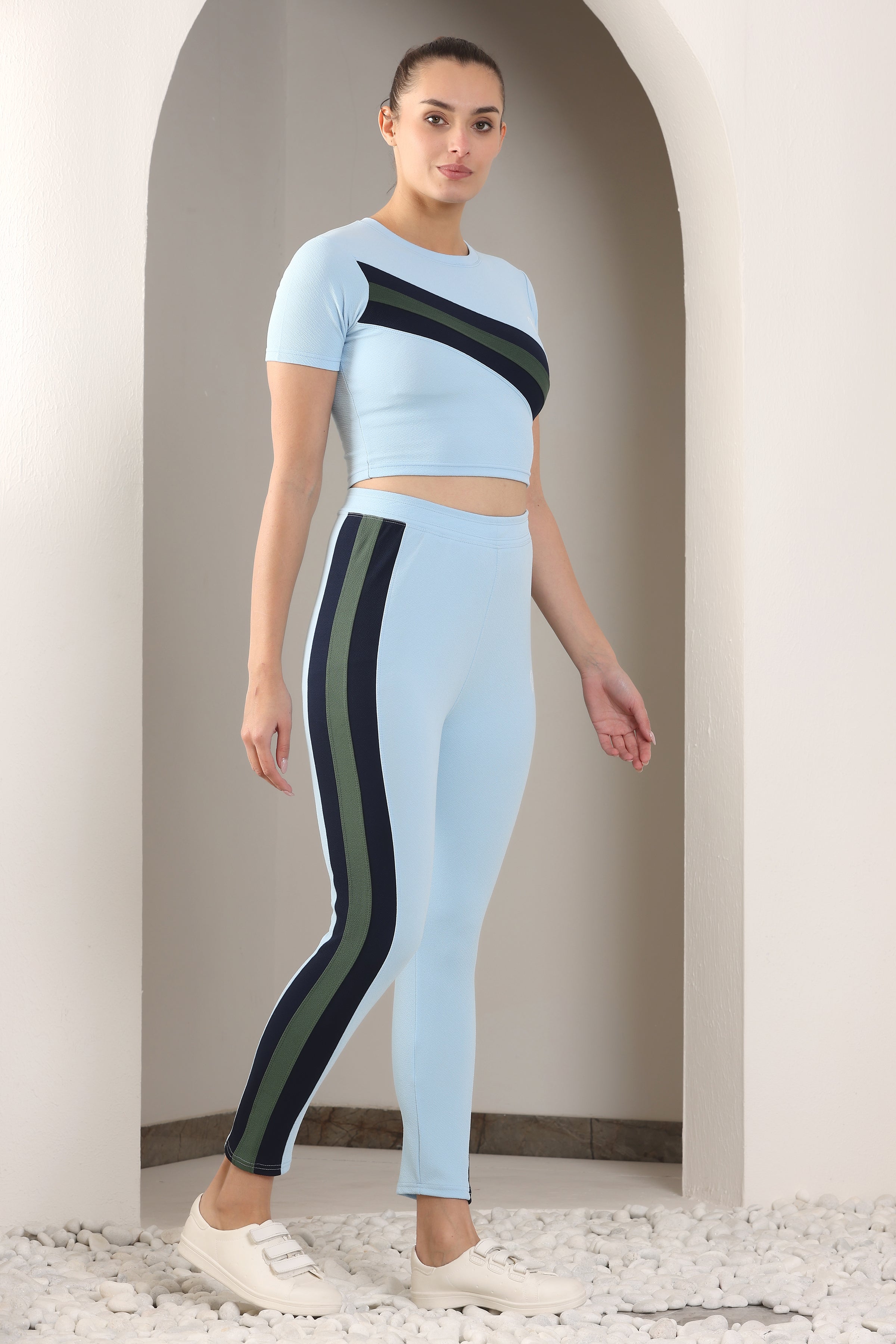 Women's Top & Bottom Set Gym Wear | Running Wear | Sports Running Suits For Girls/Women