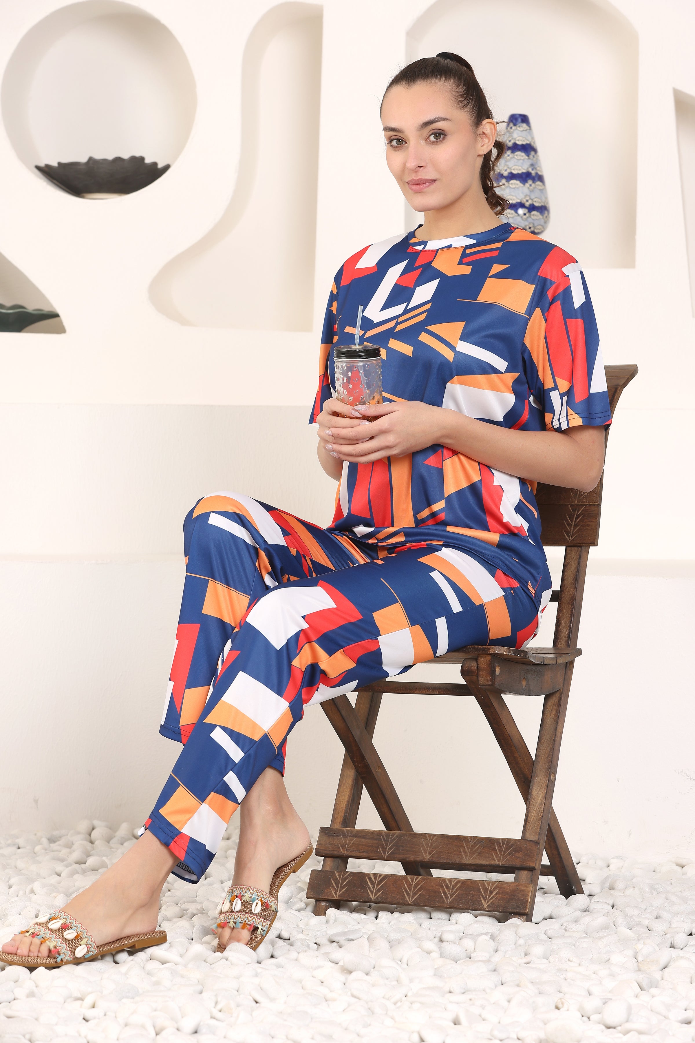 Women's Printed Nightsuit for Women | Soft and Stylish Pyjama Set for Comfortable Nights | Premium Sleepwear Set for Women and Girls
