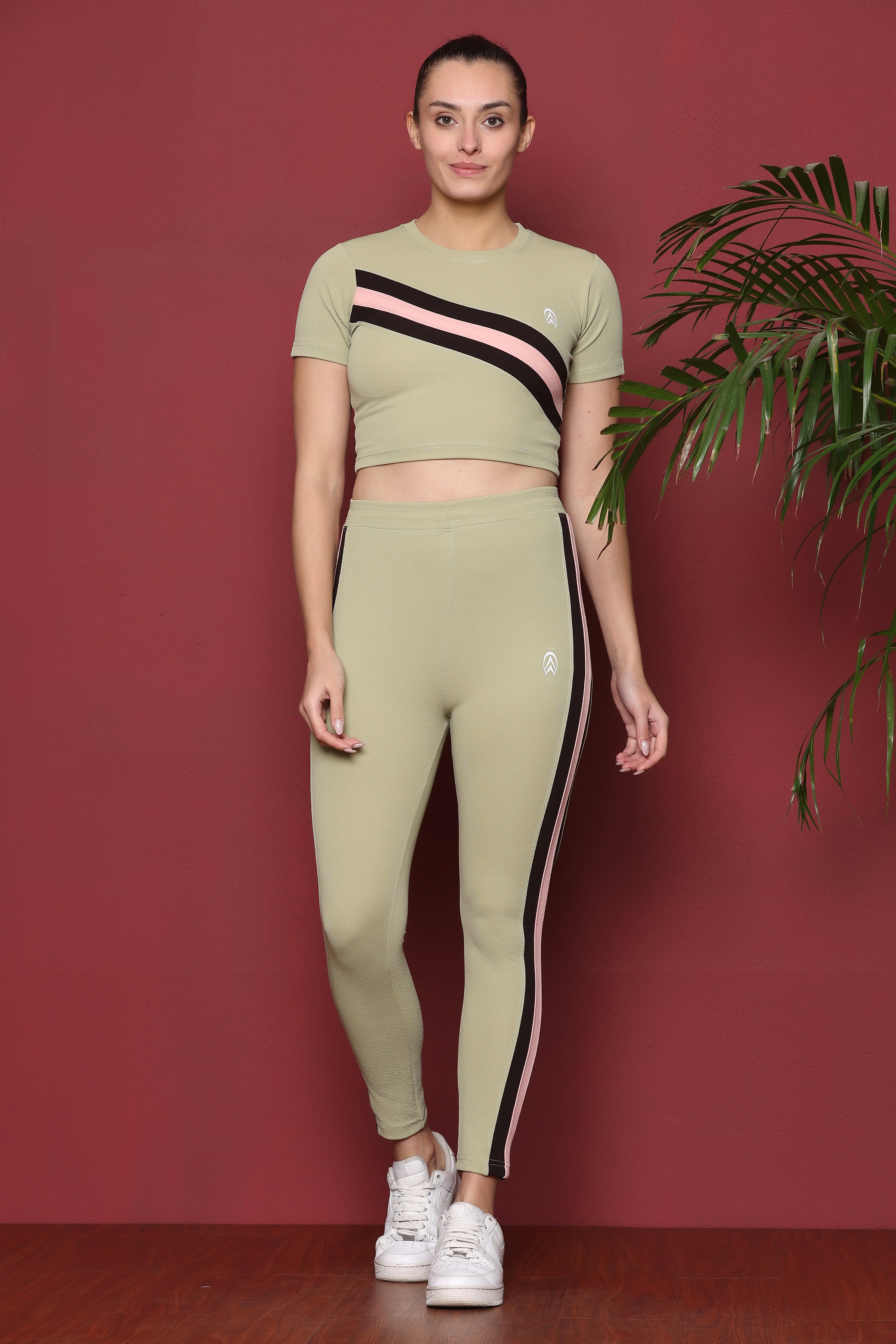 Women's Top & Bottom Set Gym Wear | Running Wear | Sports Running Suits For Girls/Women