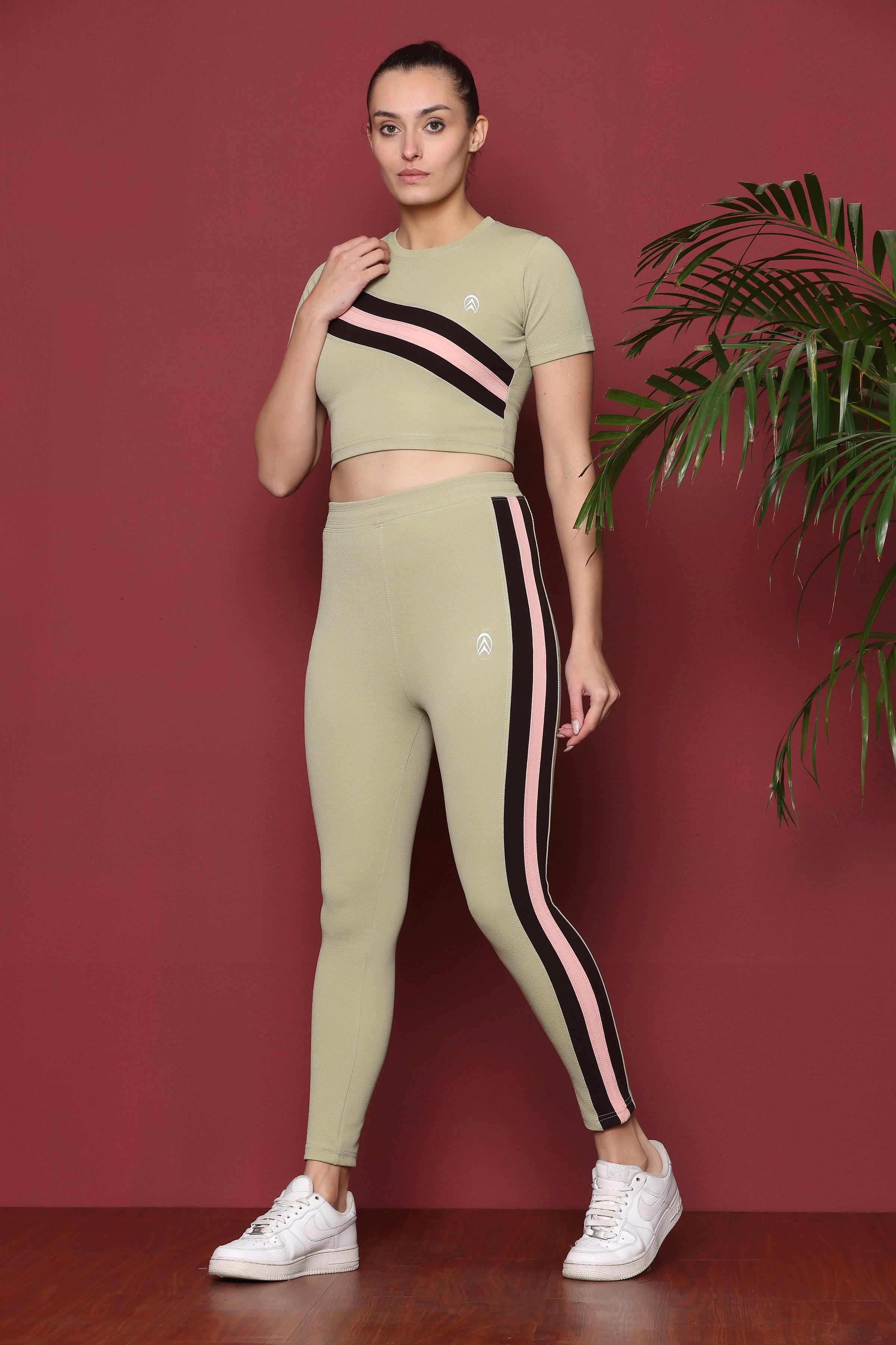 Women's Top & Bottom Set Gym Wear | Running Wear | Sports Running Suits For Girls/Women