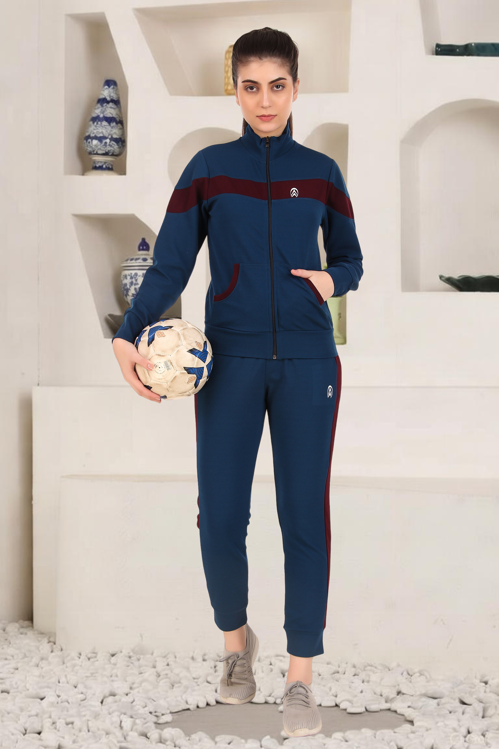 Women's Athletics Gym Running Sports Track Suit | Regular Casual Fit | Track Suit for Girls & Women