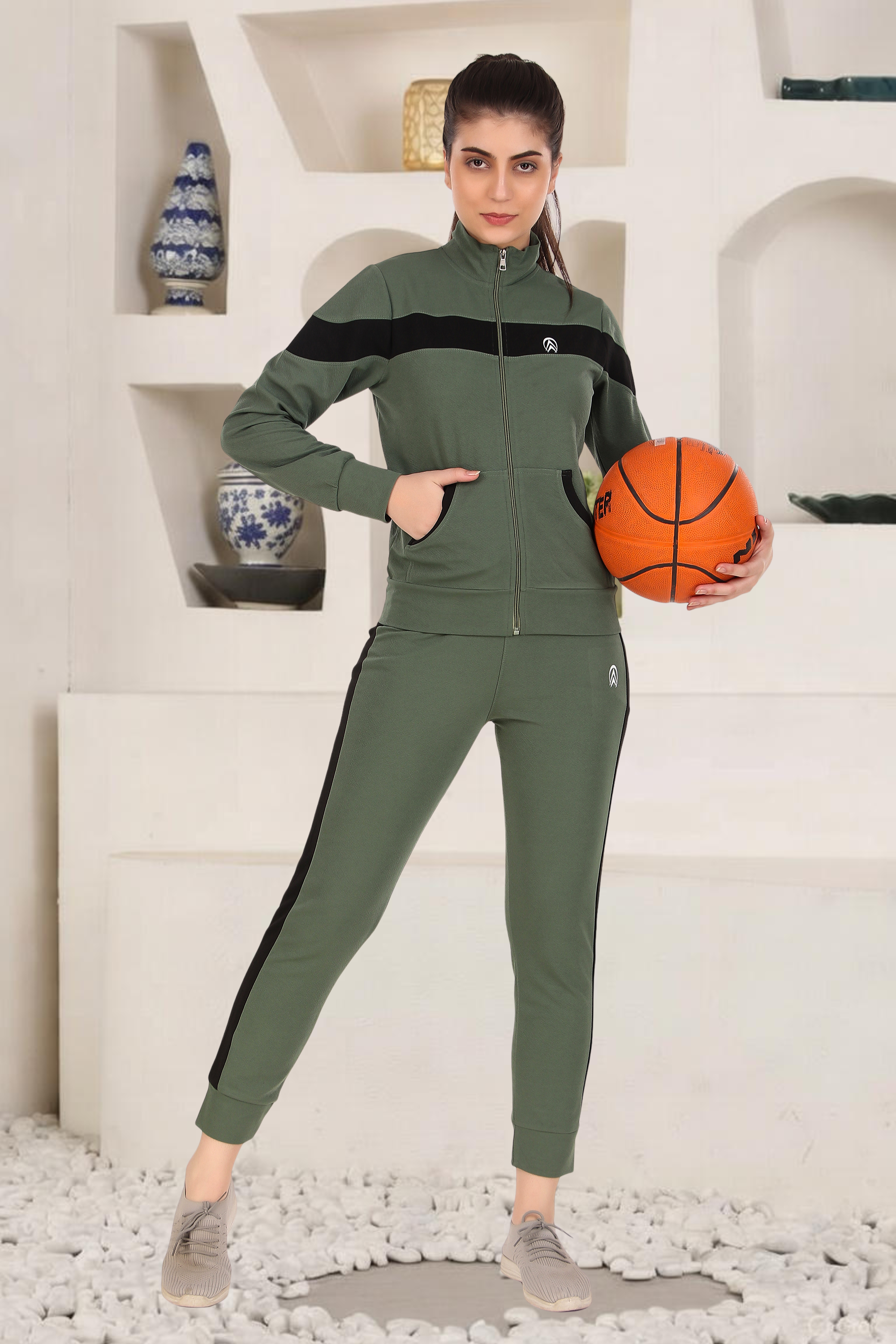 Women's Athletics Gym Running Sports Track Suit | Regular Casual Fit | Track Suit for Girls & Women