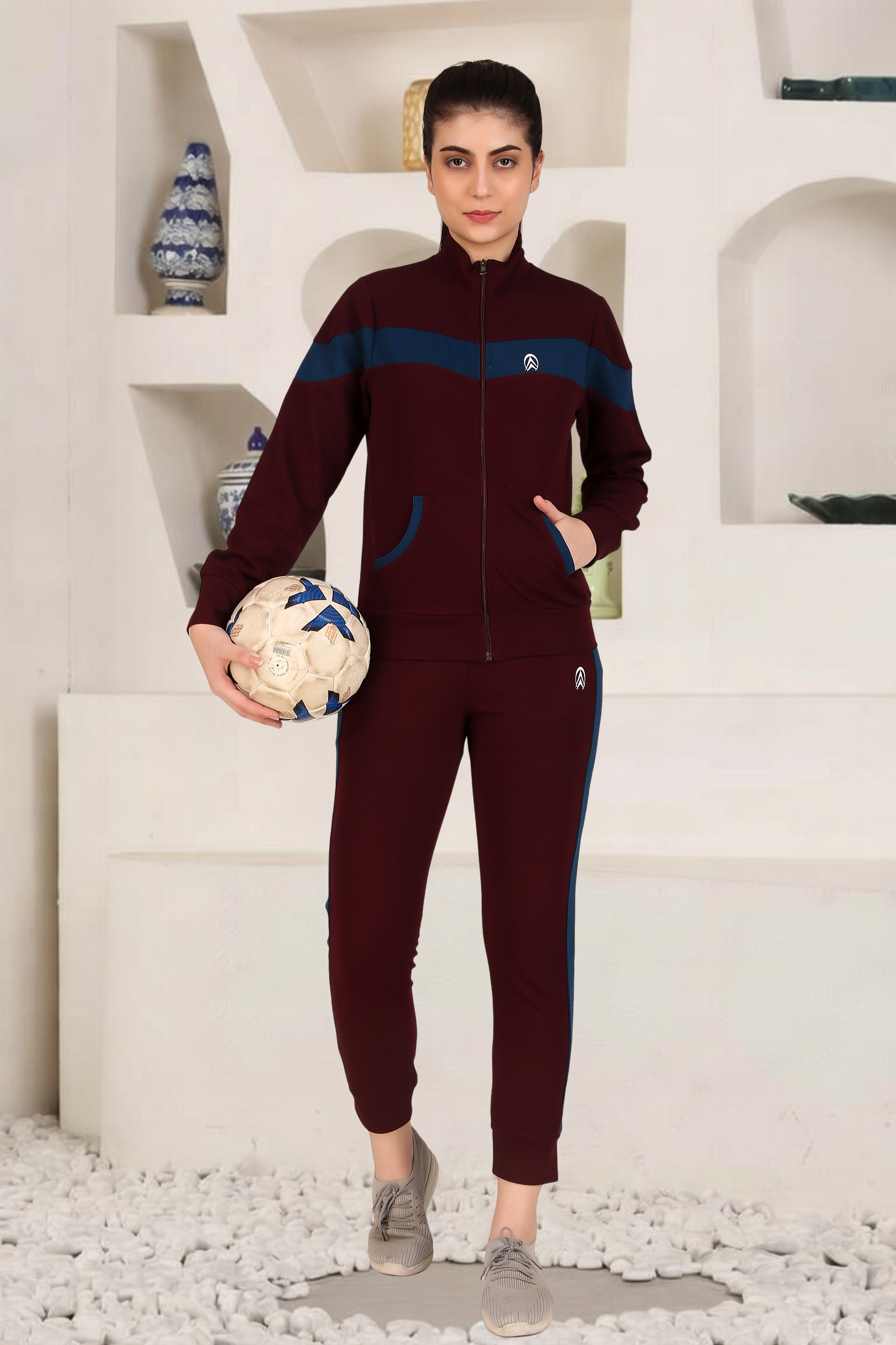 Women's Athletics Gym Running Sports Track Suit | Regular Casual Fit | Track Suit for Girls & Women