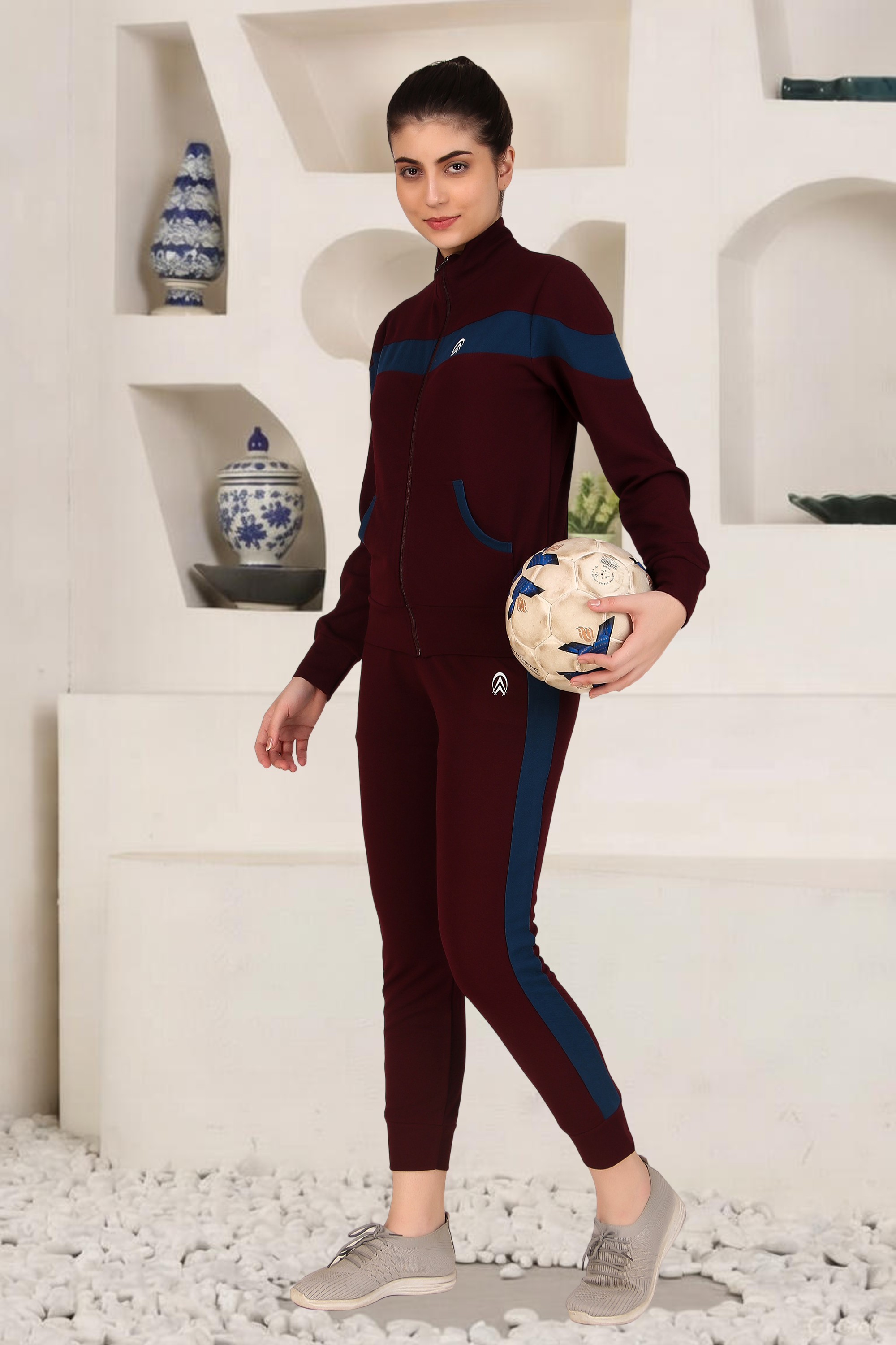 Women's Athletics Gym Running Sports Track Suit | Regular Casual Fit | Track Suit for Girls & Women