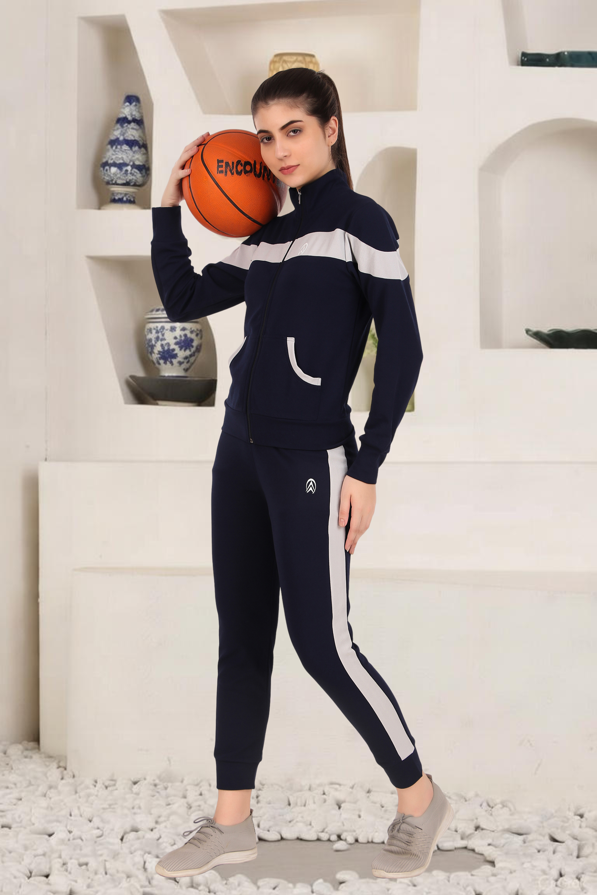 Women's Athletics Gym Running Sports Track Suit | Regular Casual Fit | Track Suit for Girls & Women