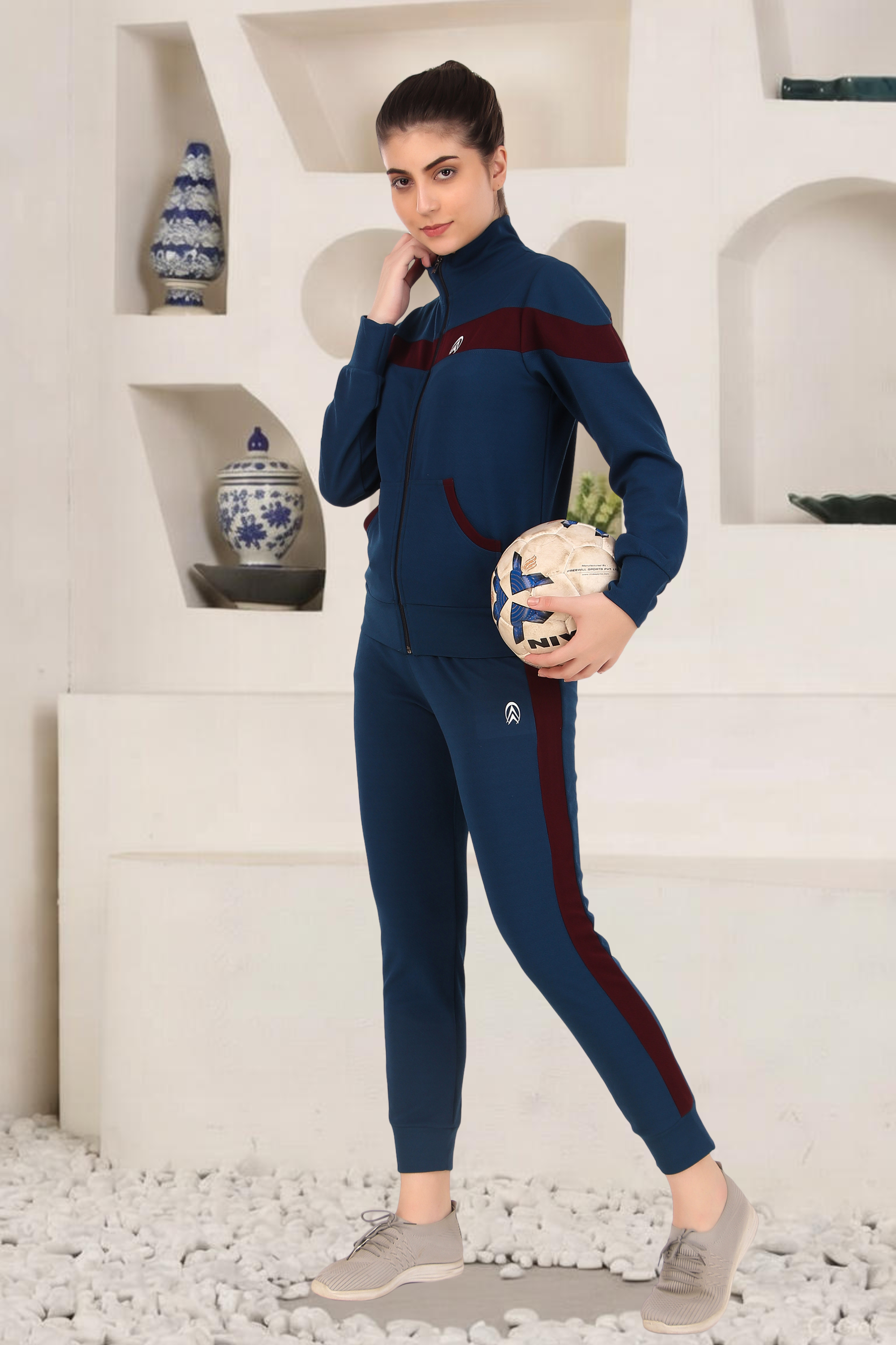 Women's Athletics Gym Running Sports Track Suit | Regular Casual Fit | Track Suit for Girls & Women