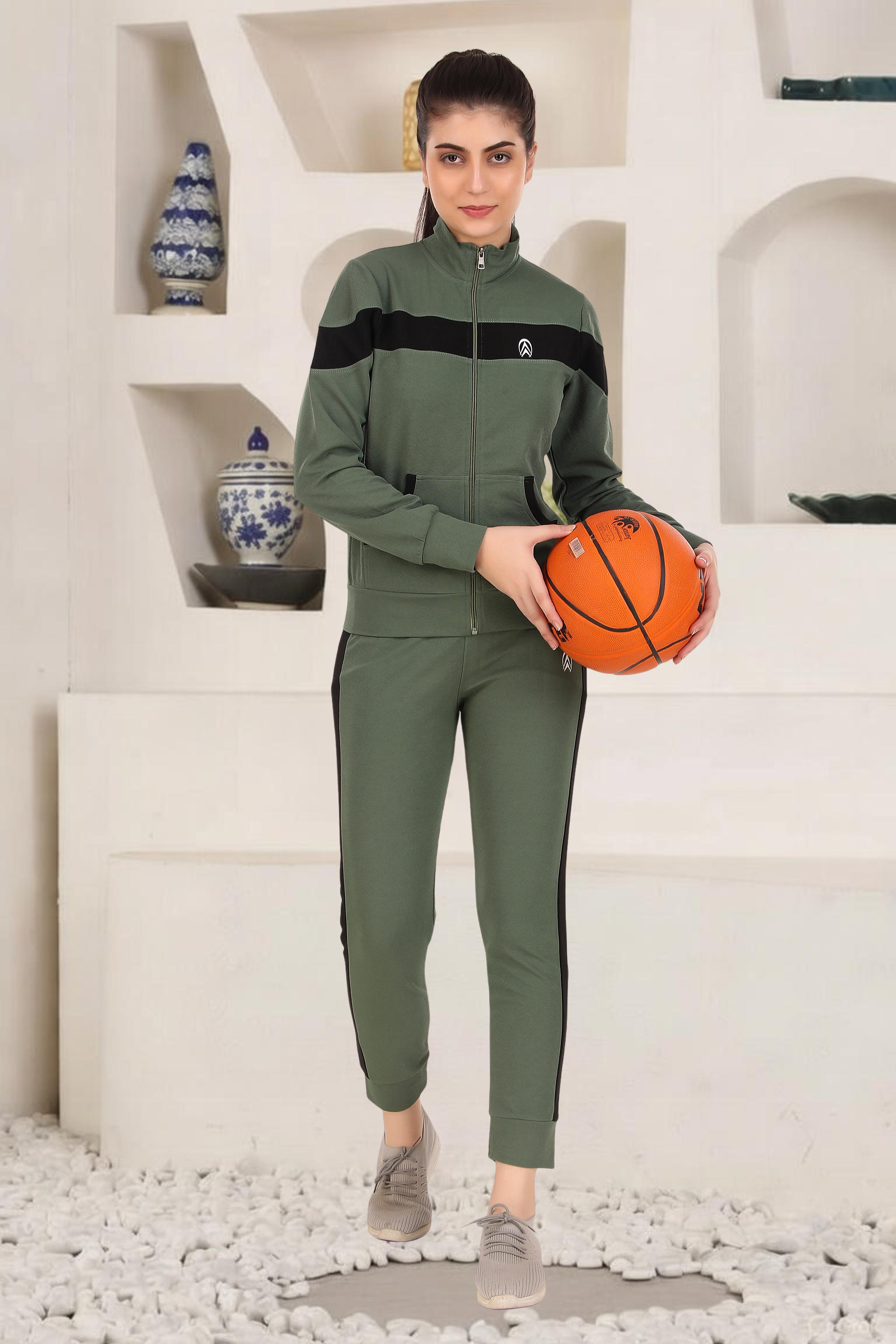 Women's Athletics Gym Running Sports Track Suit | Regular Casual Fit | Track Suit for Girls & Women