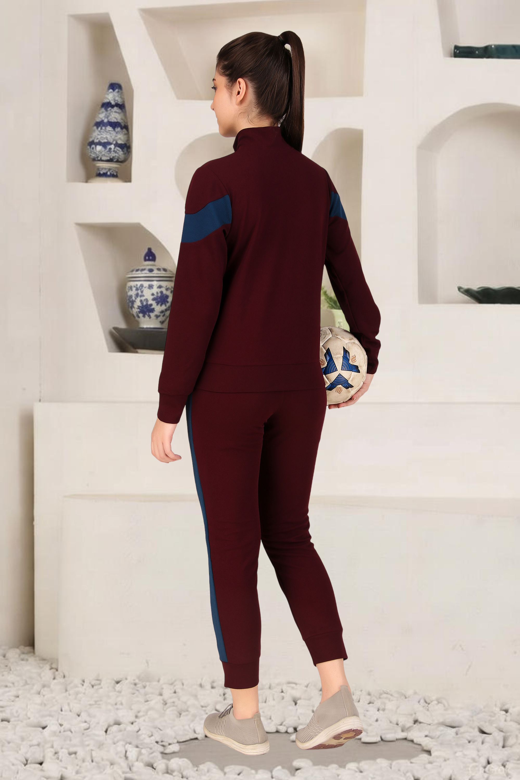 Women's Athletics Gym Running Sports Track Suit | Regular Casual Fit | Track Suit for Girls & Women