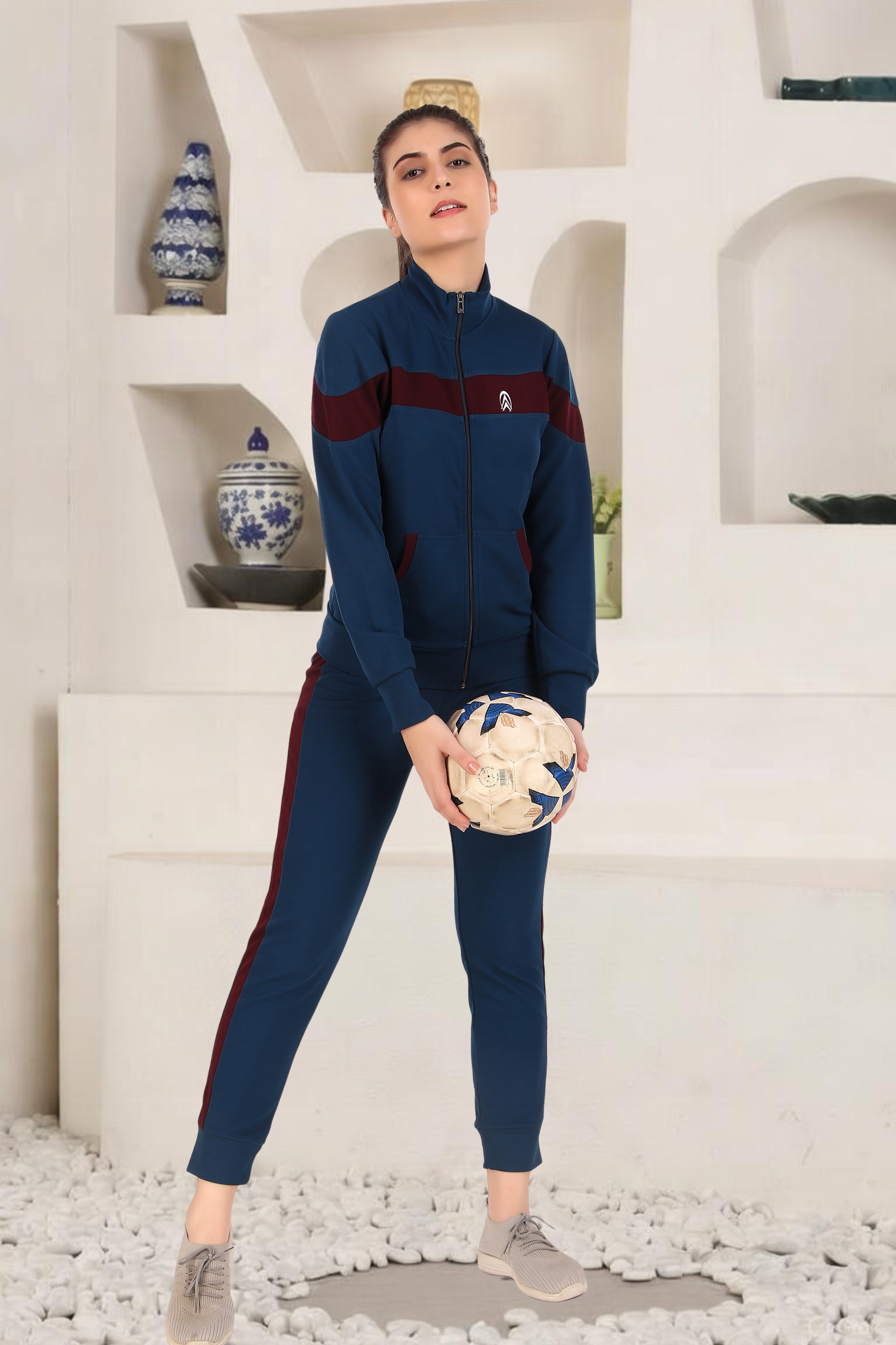 Women's Athletics Gym Running Sports Track Suit | Regular Casual Fit | Track Suit for Girls & Women
