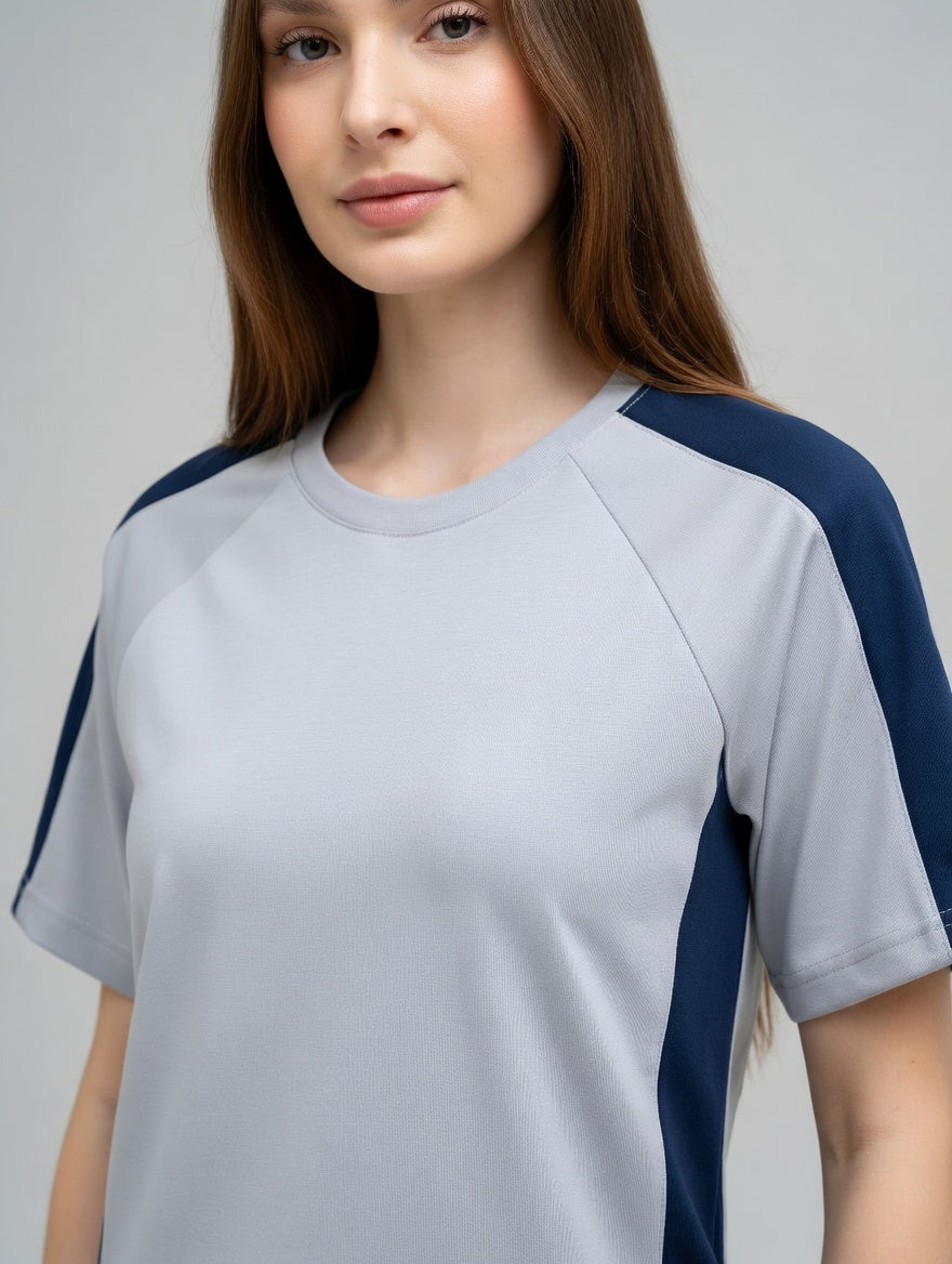 Women Activewear Co-Ord Set | T-Shirt & Track Pant Set | Gym & Sports Wear | Casual & Running Outfit for Women - Maroon