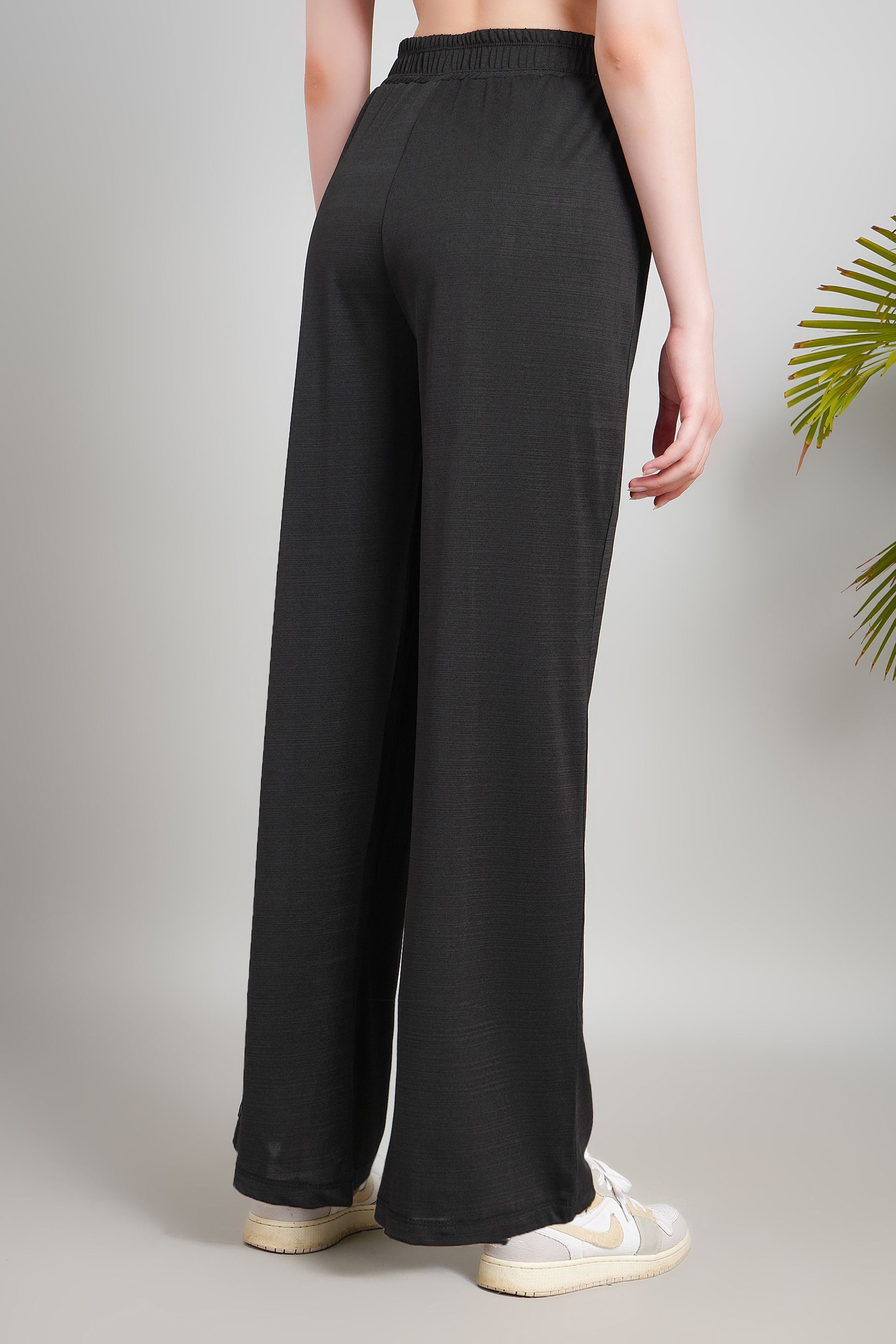 Zicada Women’s Stylish Straight Fit Track Pants | Casual Sports Jogger Pants with Elastic Waist | Comfortable Daily Wear Sky Combo