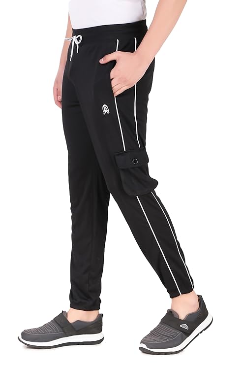 Zicada Men's Regular Fit Stripped Trackpants for Men&Boys | Casual Joggers for Men
