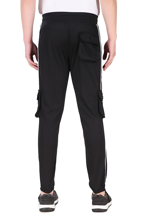 Zicada Men's Regular Fit Stripped Trackpants for Men&Boys | Casual Joggers for Men