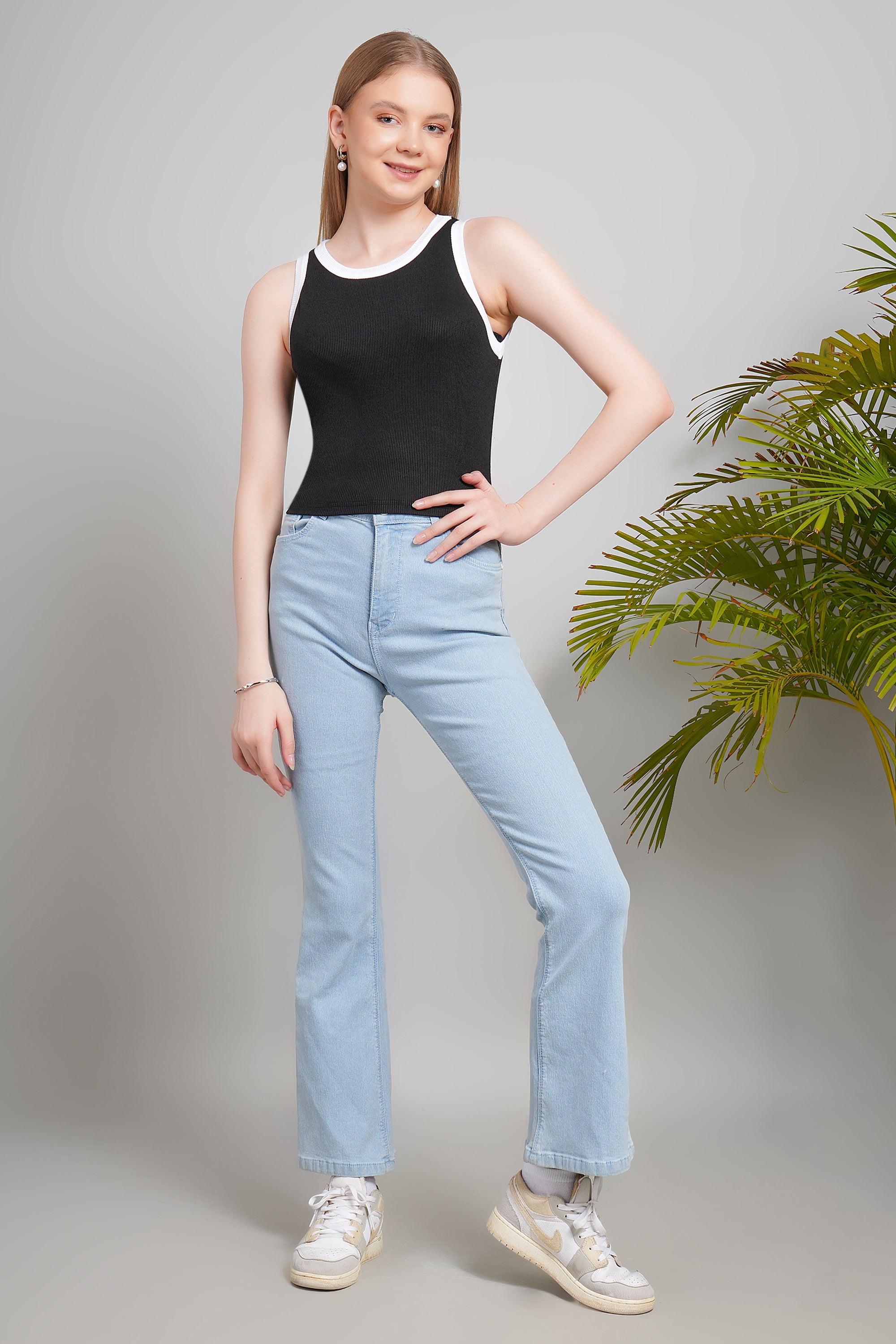 Women's Parkour Tank Top, Round Neck, Regular Fit, Summer Casual Wear