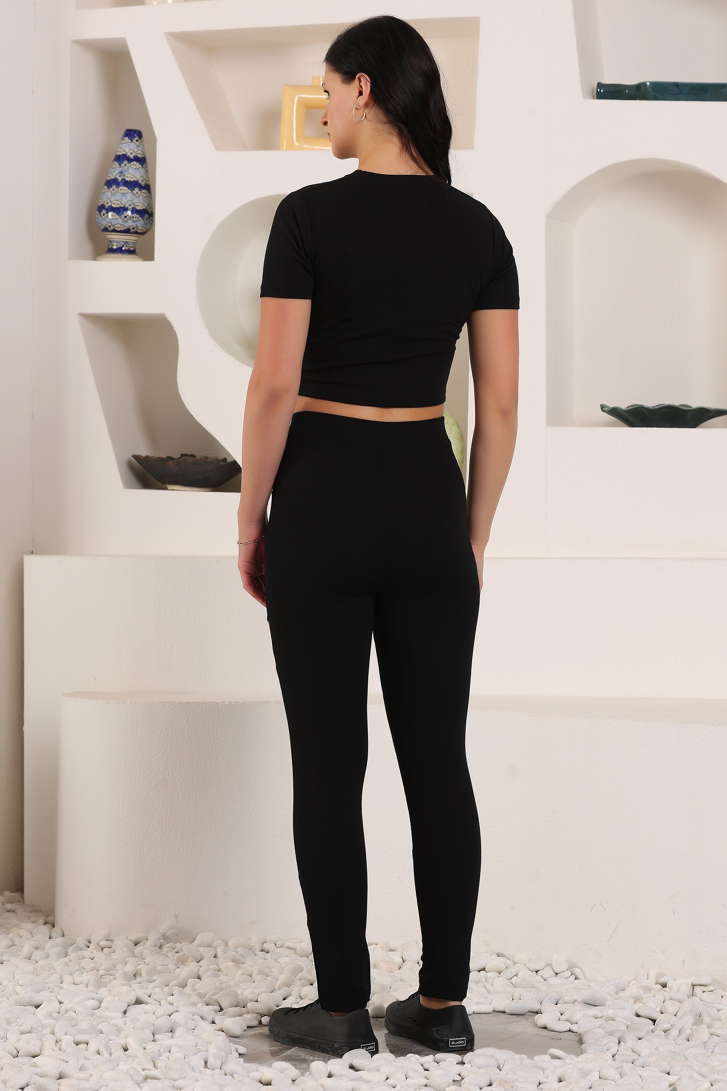 ZICADA Women's Top & Bottom Set Gym Wear | Running Wear | Sports Running Suits for Girls/Women's.