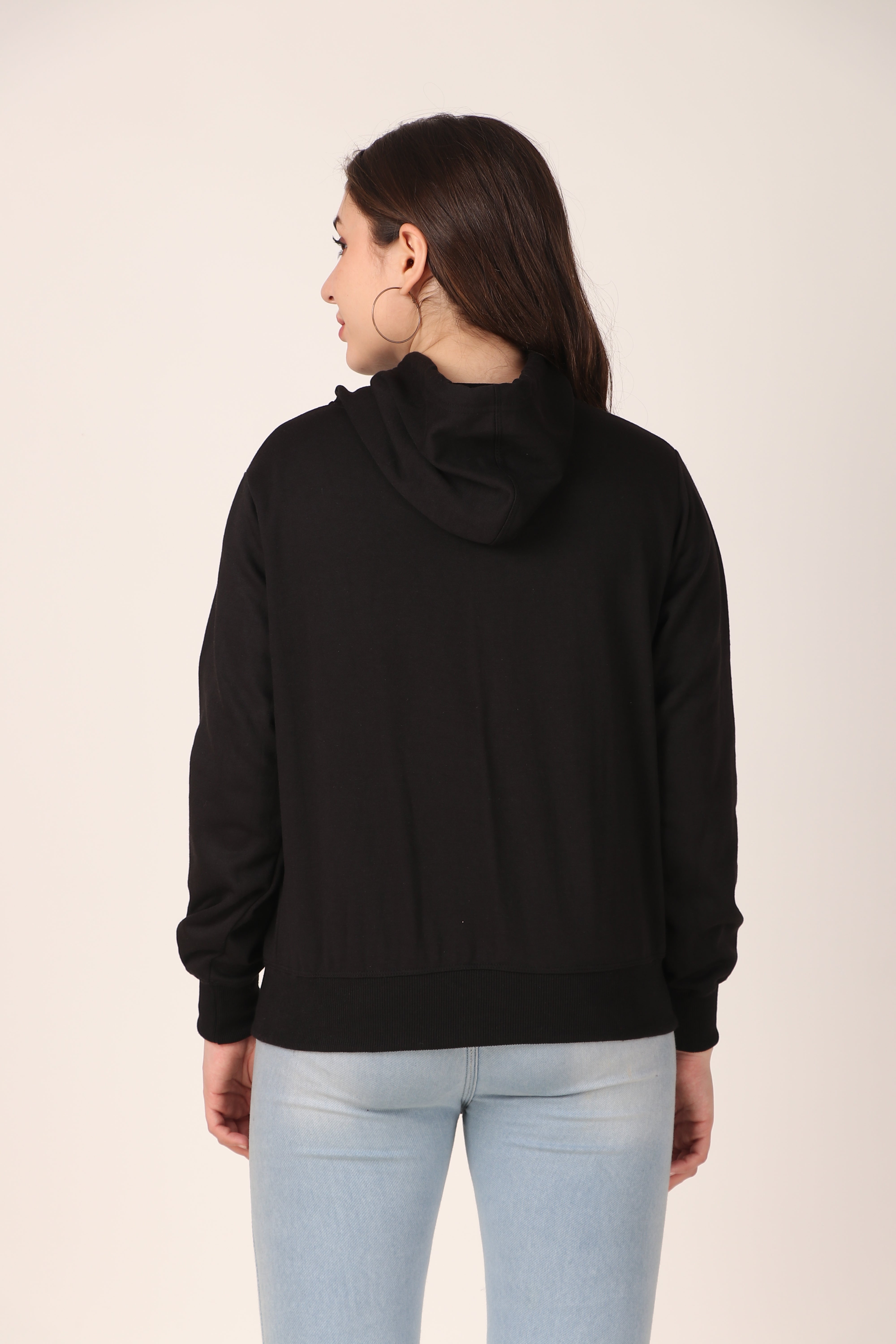 Women's Zip-Up Hoodie Full Zip Cotton Blend Hoodie with Pockets, Long Sleeve
