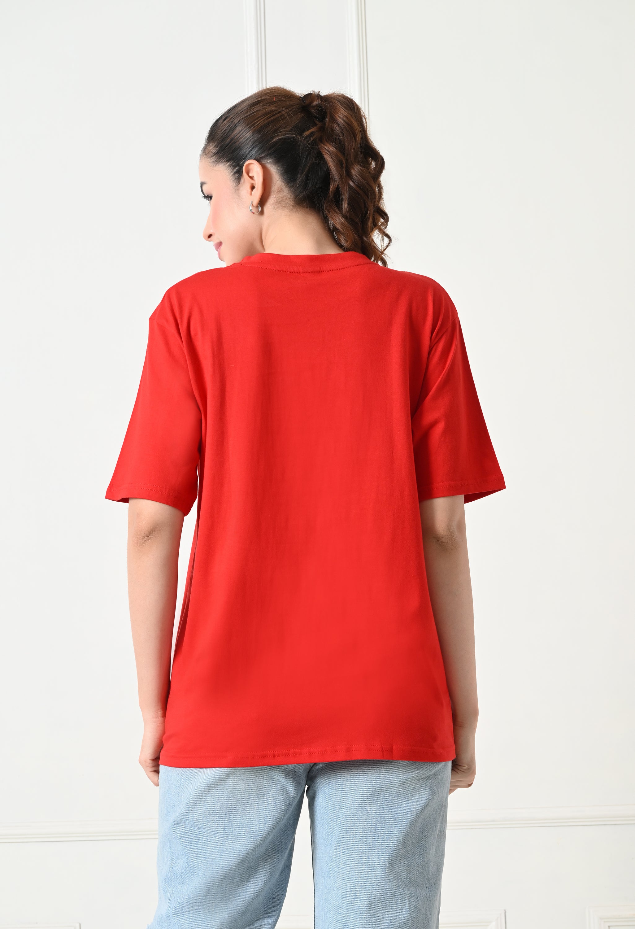 Women’s Graphic Printed T-Shirt – Soft Cotton Blend Tee for Everyday Style