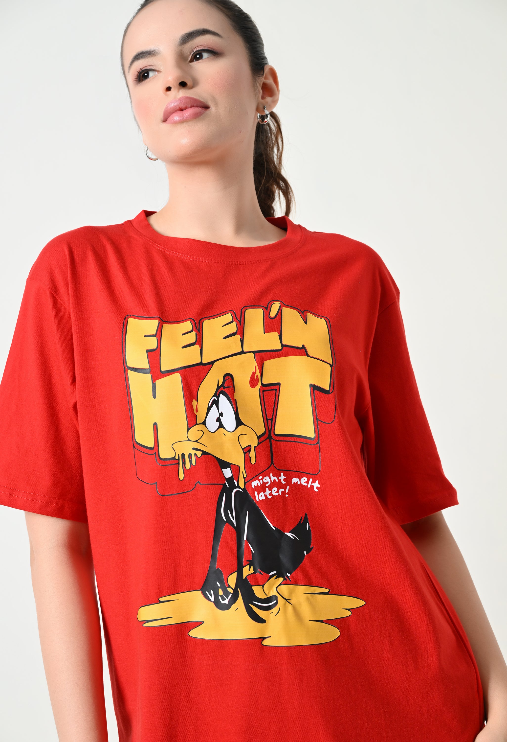 Women’s Graphic Printed T-Shirt – Soft Cotton Blend Tee for Everyday Style