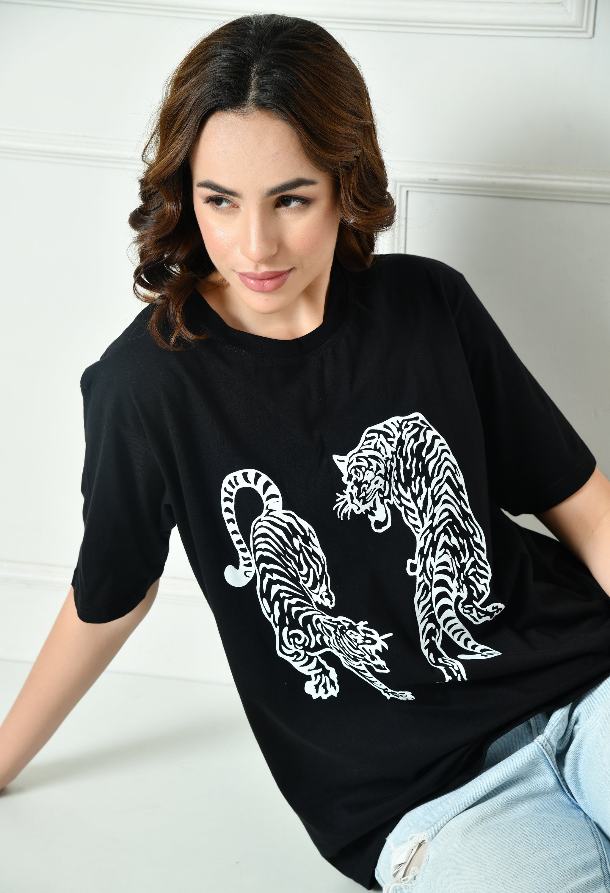 Women’s Graphic Printed T-Shirt – Soft Cotton Blend Tee for Everyday Style
