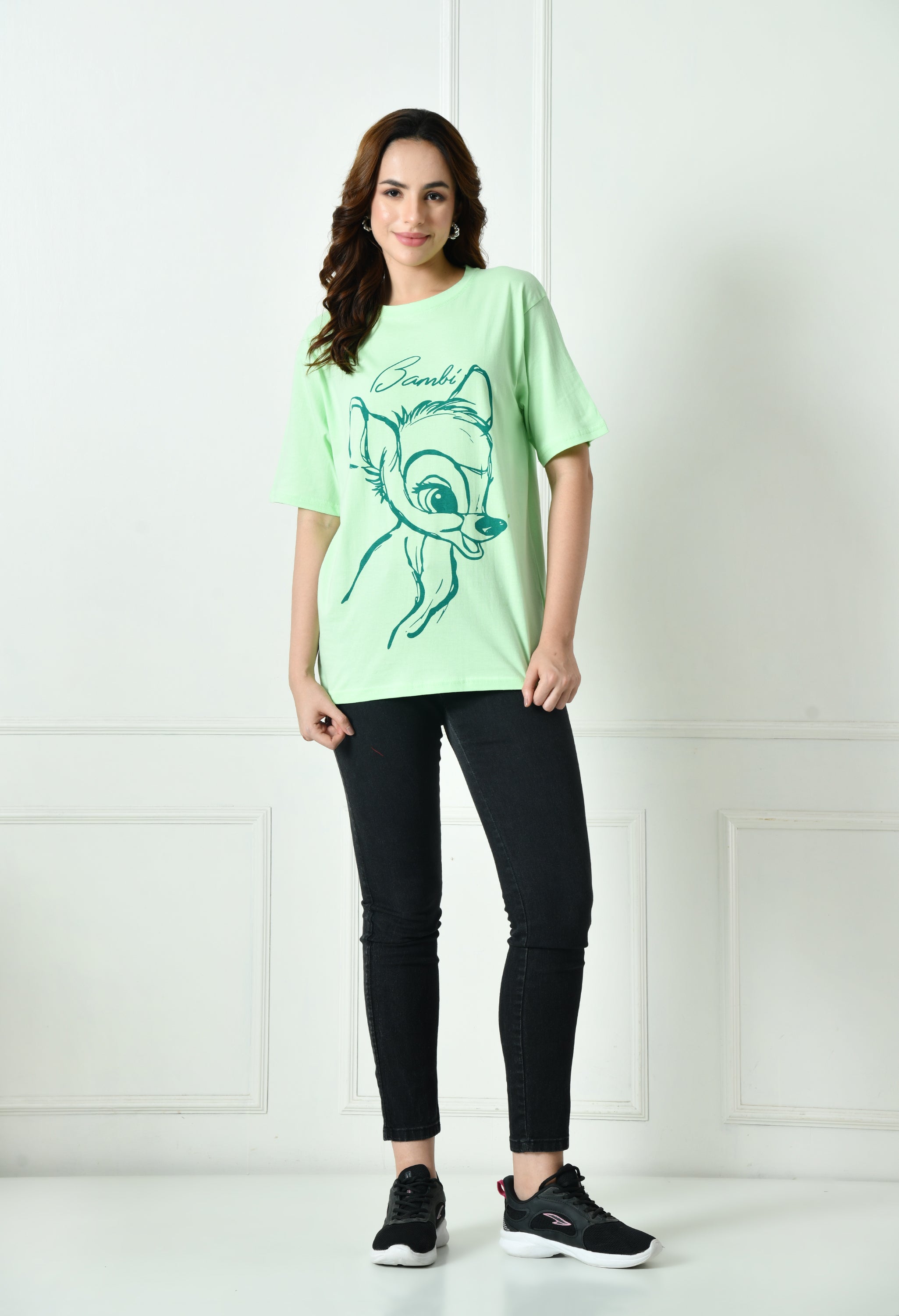 Women’s Graphic Printed T-Shirt – Soft Cotton Blend Tee for Everyday Style