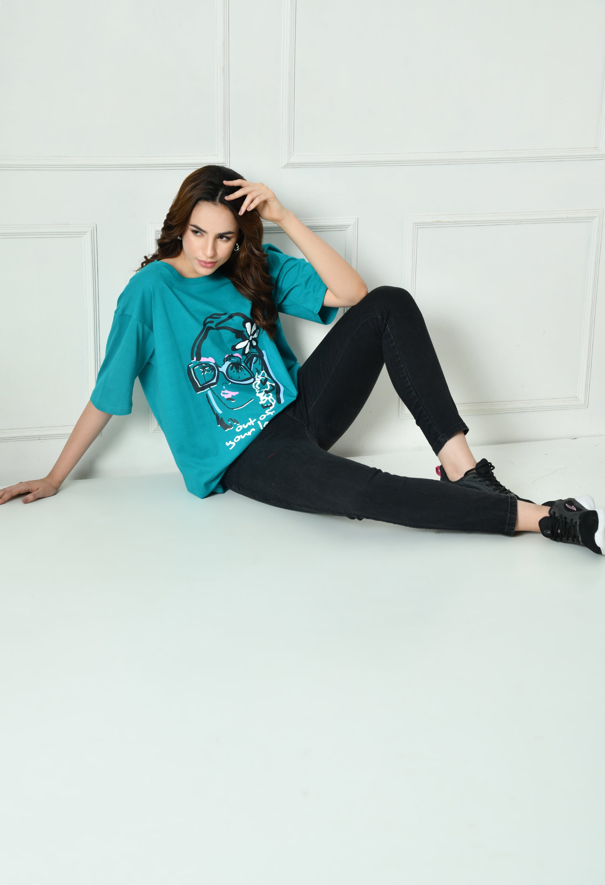 Women’s Graphic Printed T-Shirt – Soft Cotton Blend Tee for Everyday Style