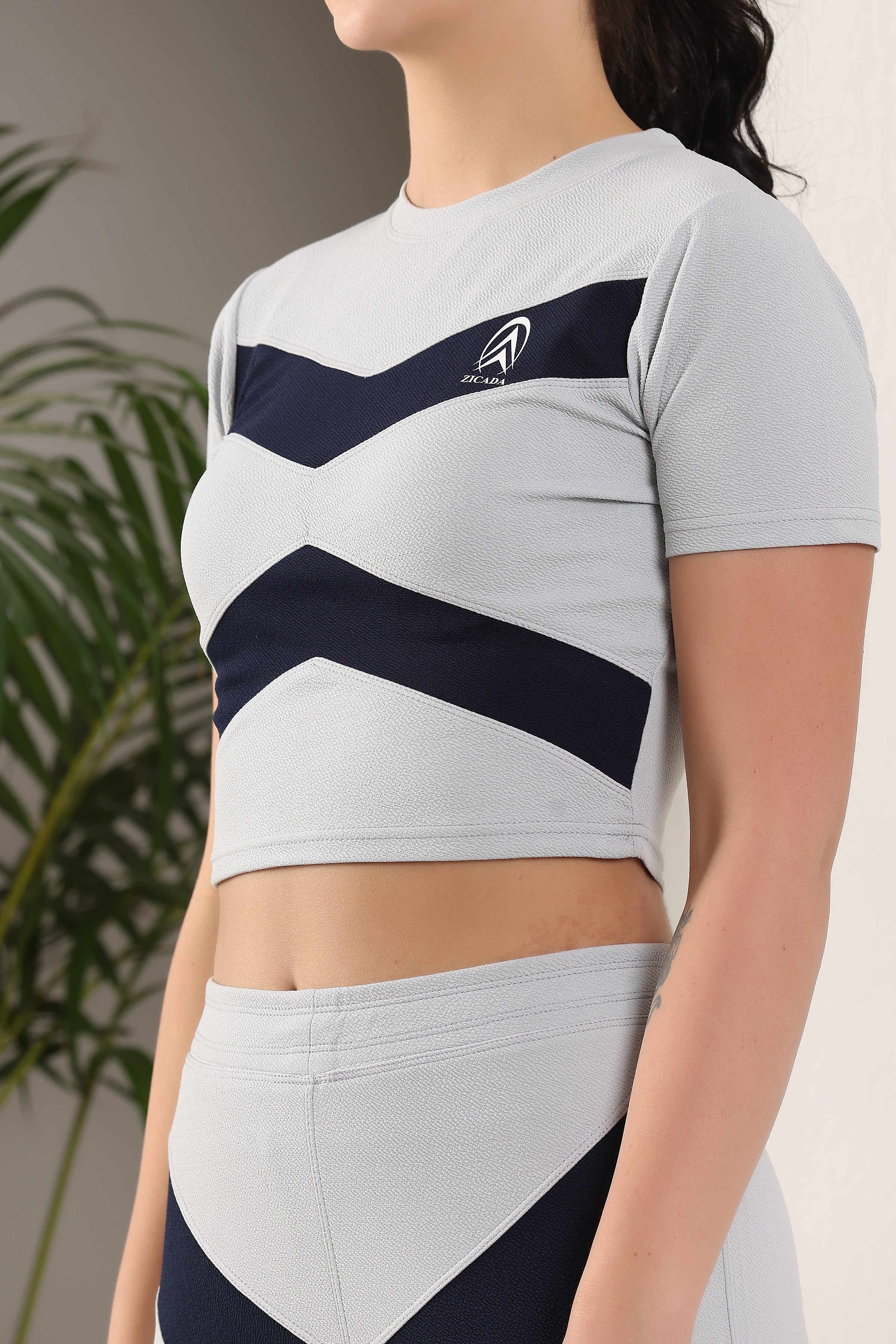 ZICADA Women's Top & Bottom Set Gym Wear | Running Wear | Sports Running Suits for Girls/Women's.