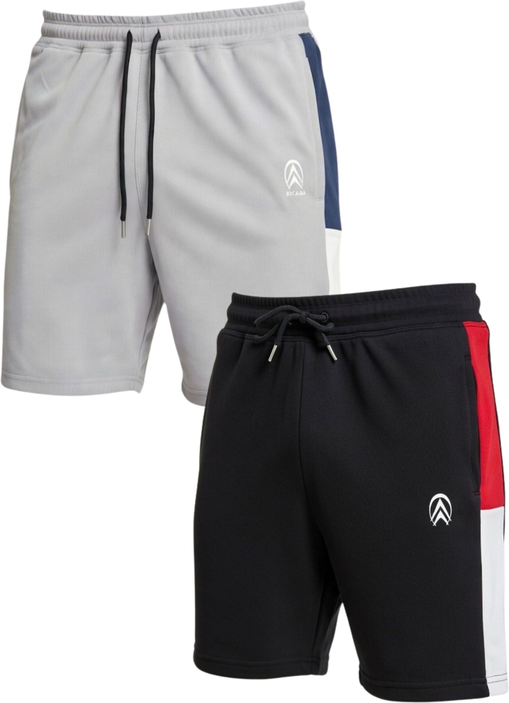 Zicada Men’s Polyester Sports Shorts (Pack of 2) | Lightweight Quick-Dry Gym & Running Shorts for Daily Wear