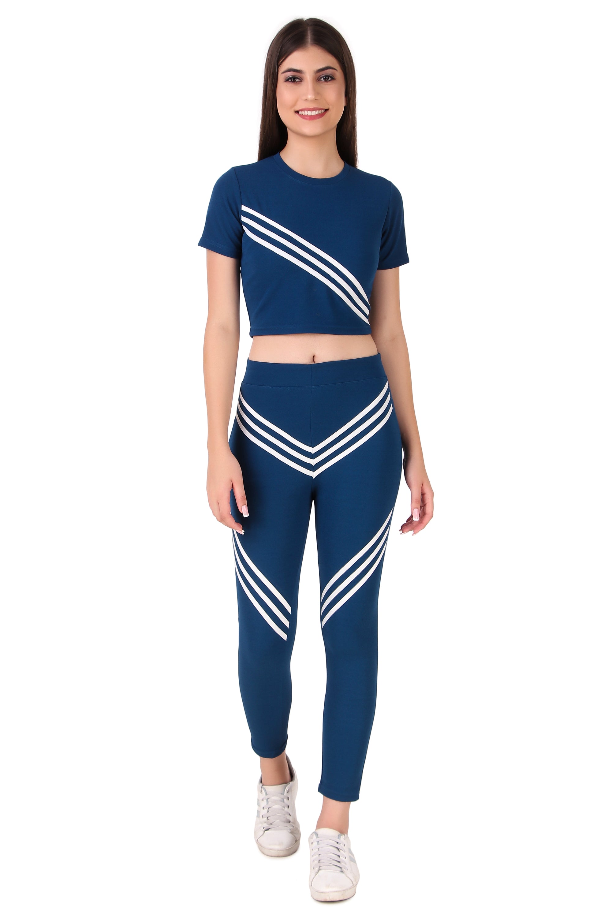 Zicada Women's Atheletic Gym Running Sports Track Suit | Co-ord set | Running Suit for Girls & Women