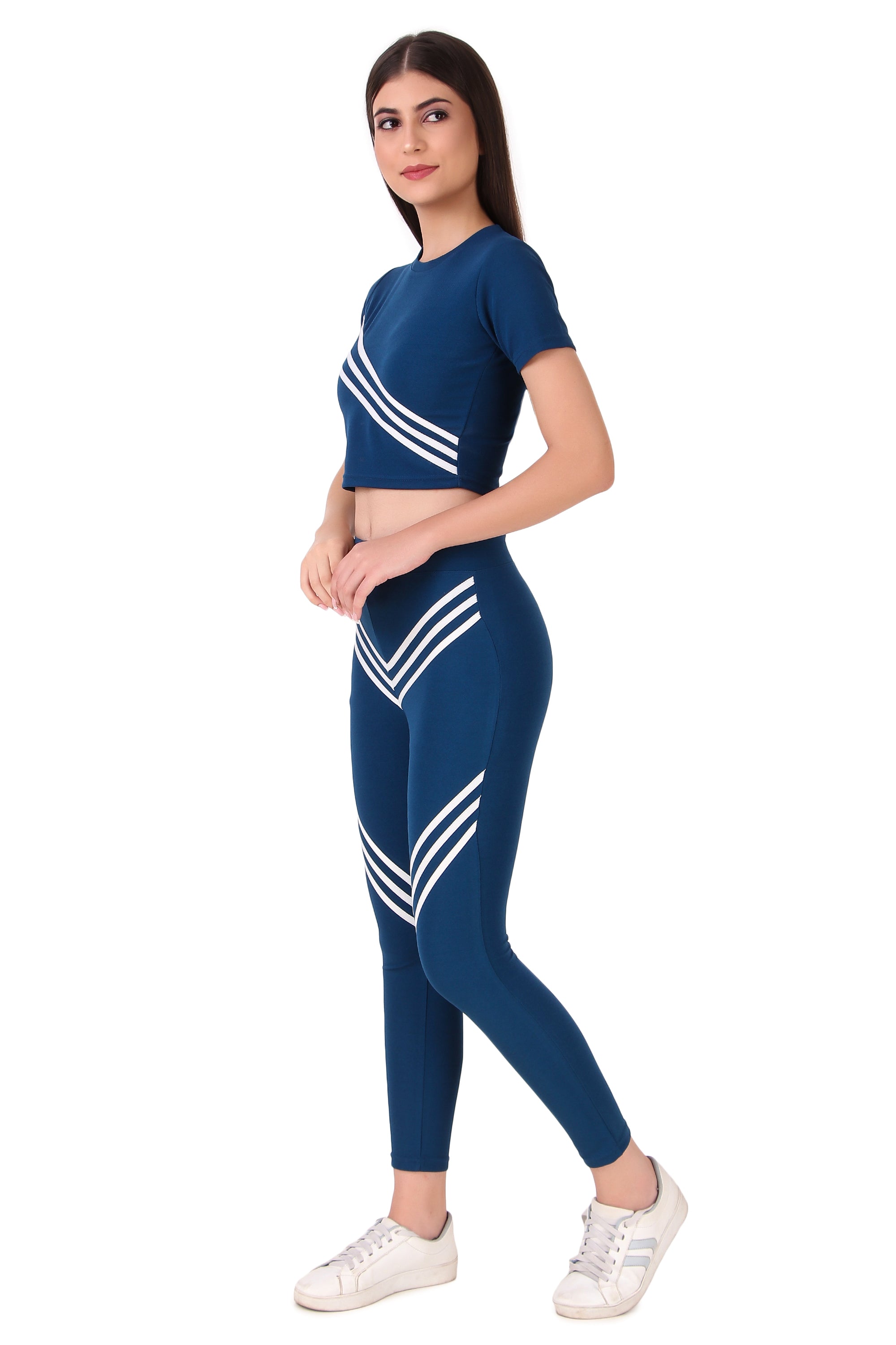 Zicada Women's Atheletic Gym Running Sports Track Suit | Co-ord set | Running Suit for Girls & Women
