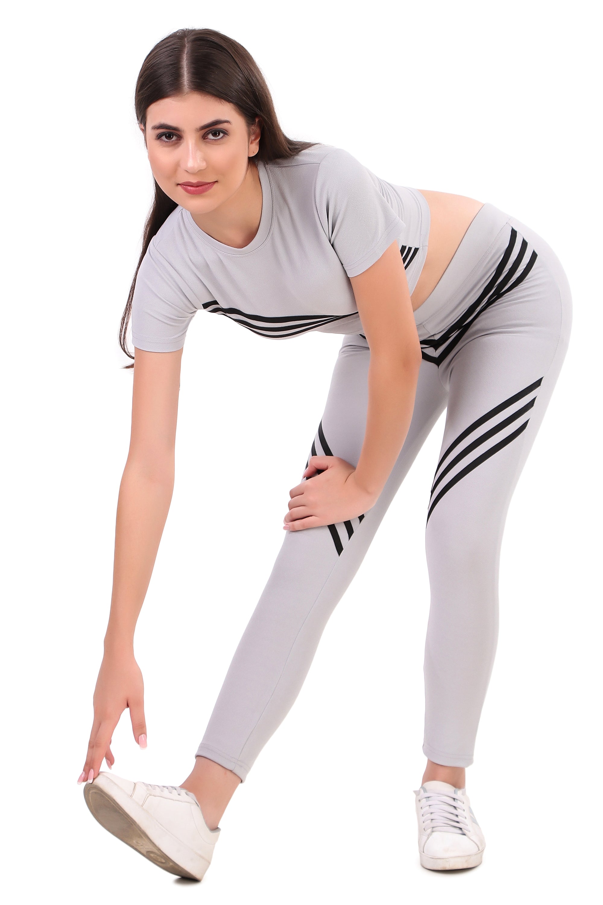 Zicada Women's Atheletic Gym Running Sports Track Suit | Co-ord set | Running Suit for Girls & Women