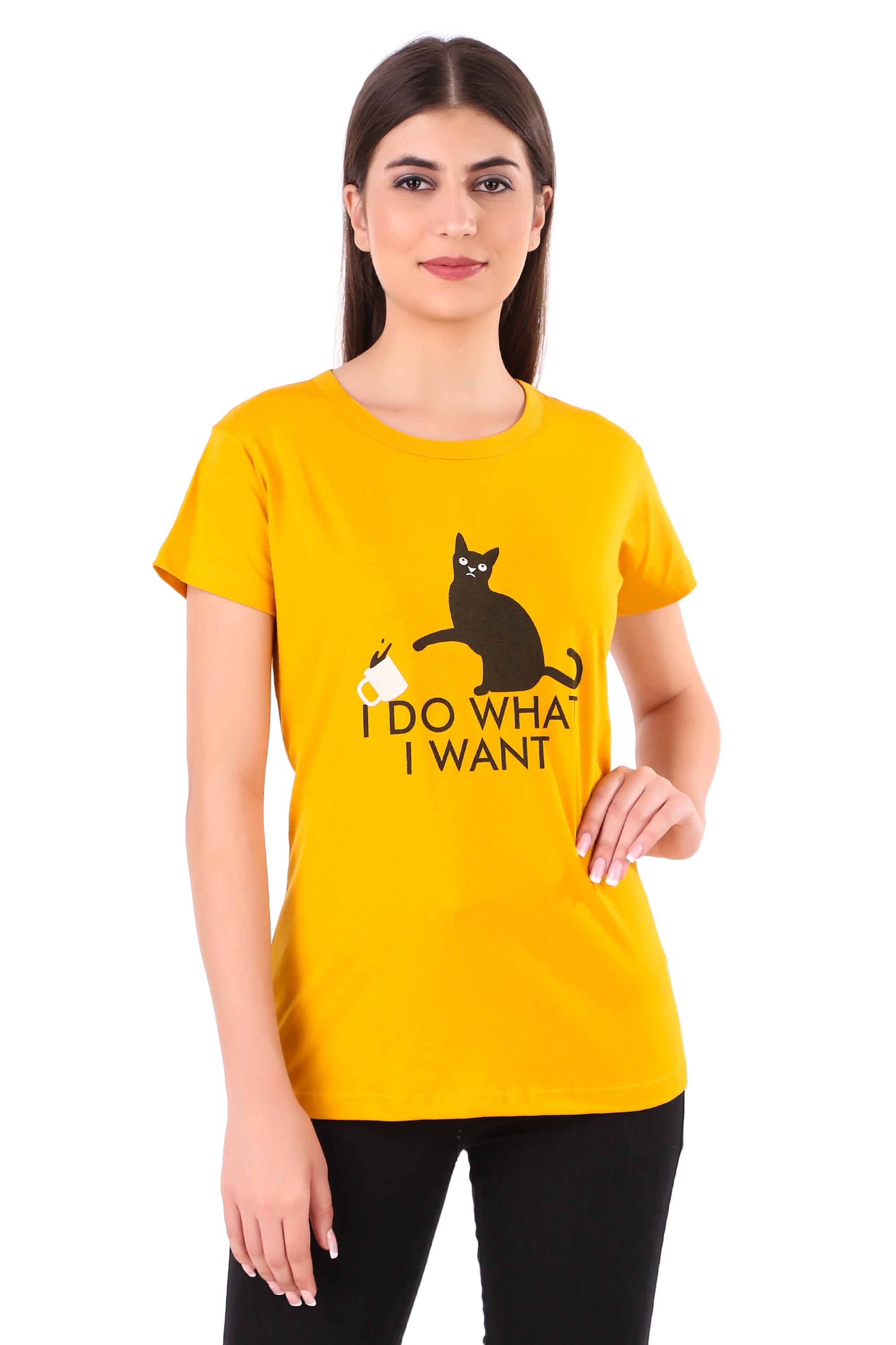 Women's Cotton Printed T-shirt | Casual Half Sleeve T-Shirt | Active Wear for Women & Girls