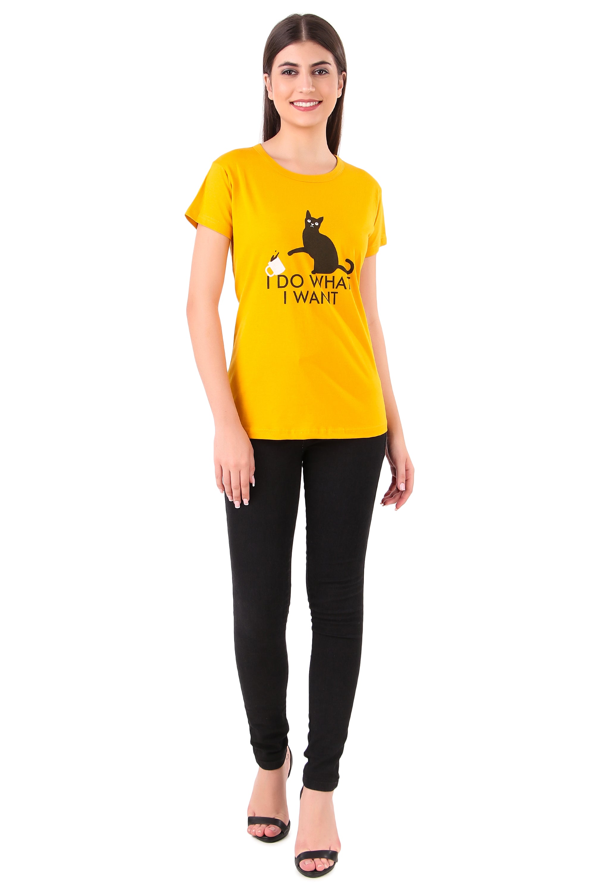 Women's Cotton Printed T-shirt | Casual Half Sleeve T-Shirt | Active Wear for Women & Girls