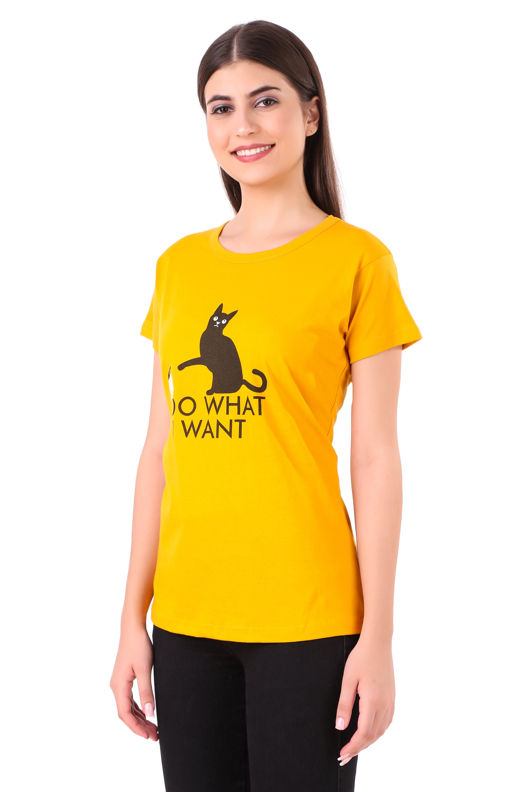 Women's Cotton Printed T-shirt | Casual Half Sleeve T-Shirt | Active Wear for Women & Girls