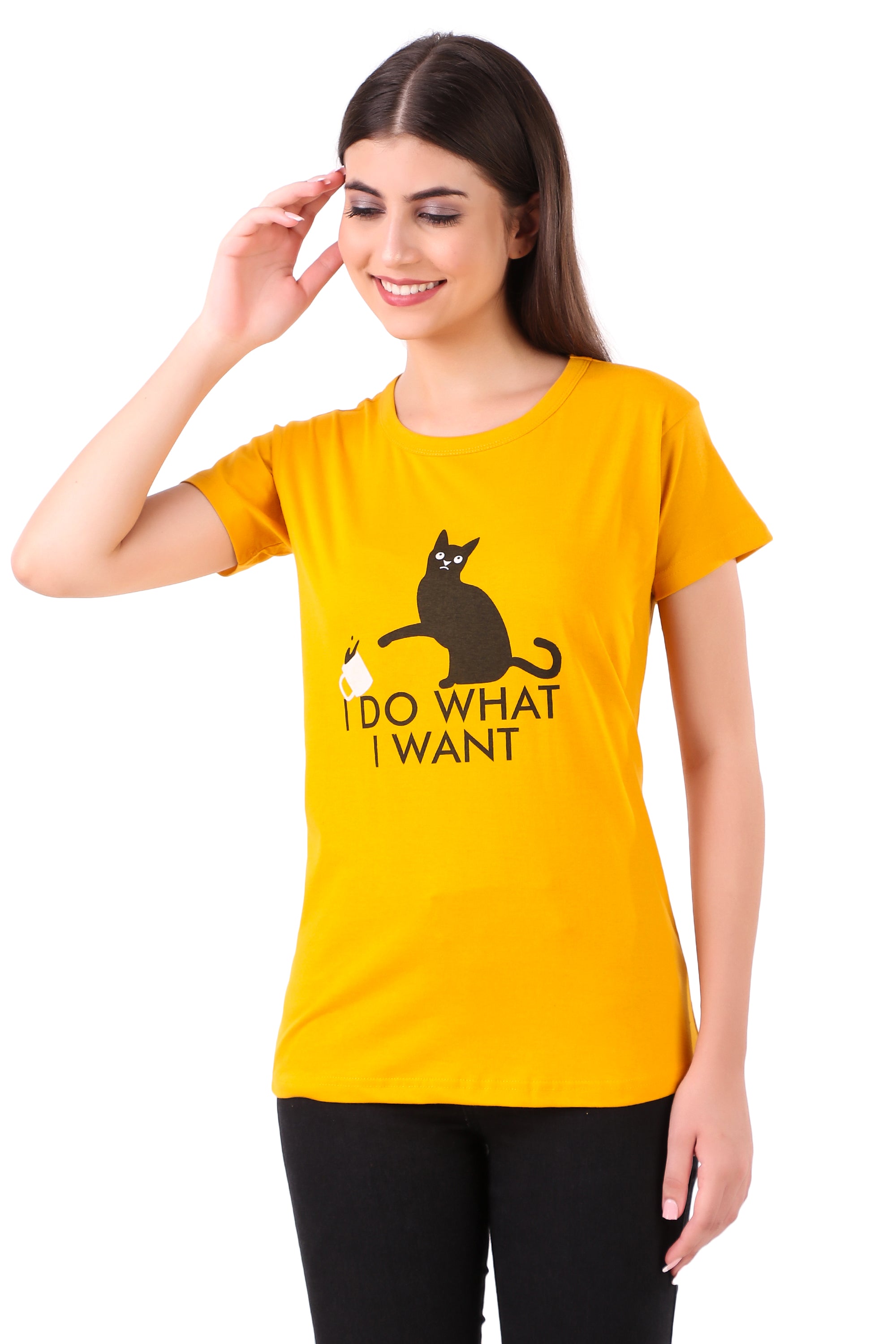 Women's Cotton Printed T-shirt | Casual Half Sleeve T-Shirt | Active Wear for Women & Girls