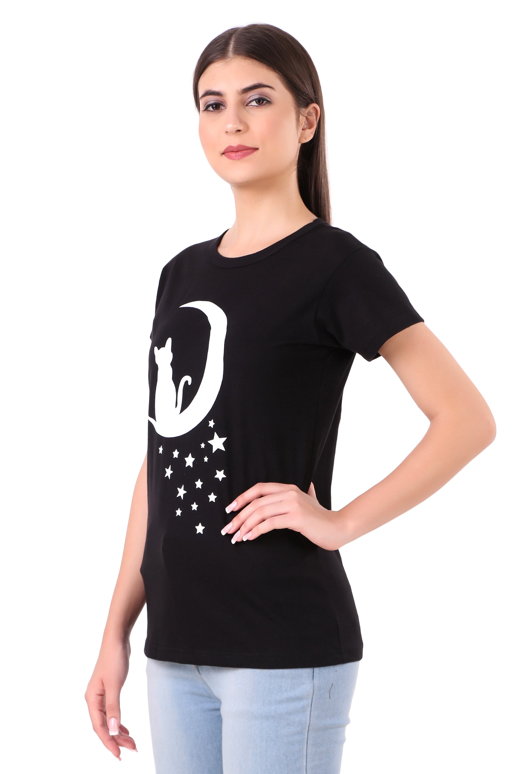 Women's Cotton Printed T-shirt | Casual Half Sleeve T-Shirt | Active Wear for Women & Girls