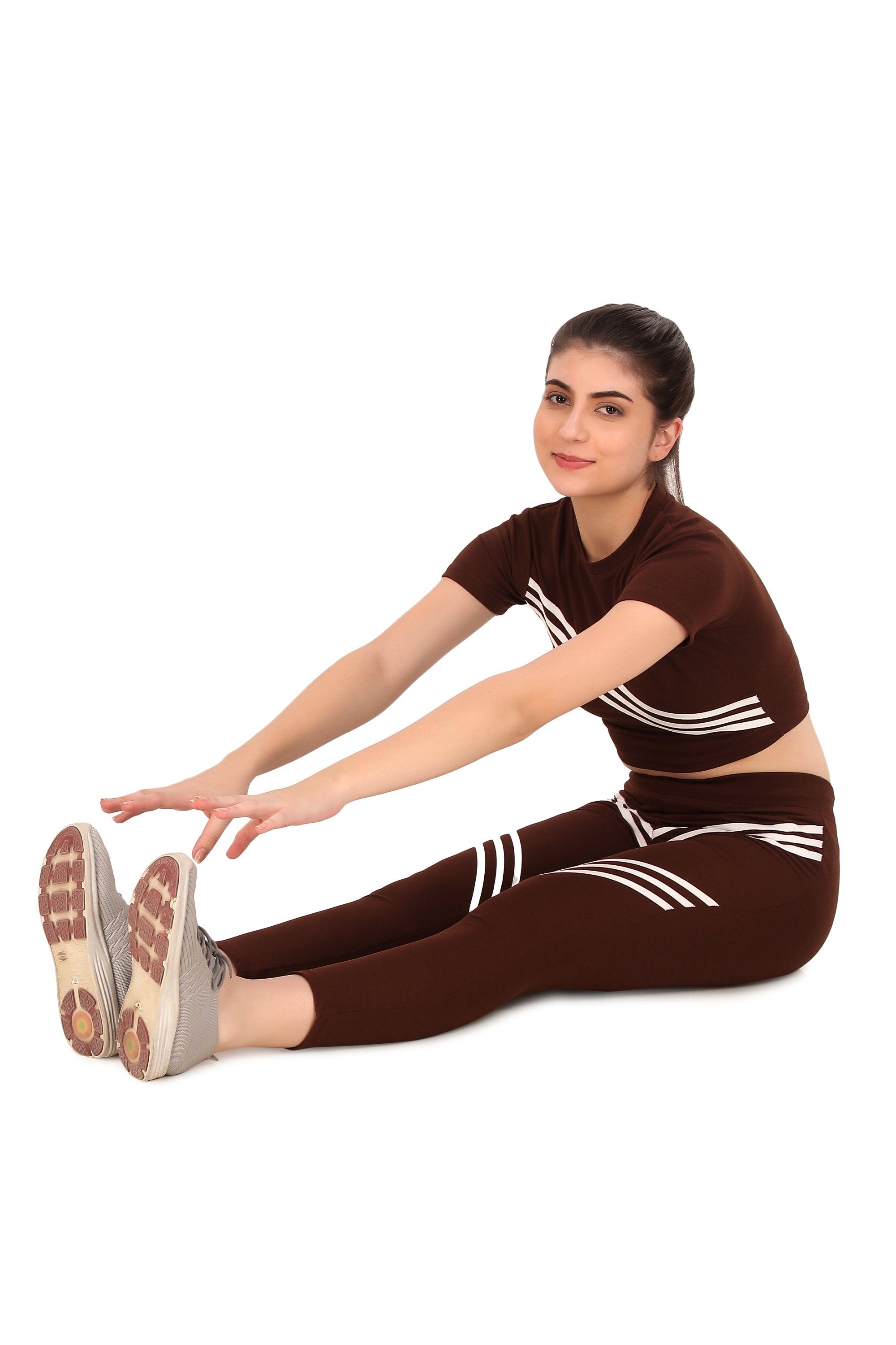 Zicada Women's Atheletic Gym Running Sports Track Suit | Co-ord set | Running Suit for Girls & Women